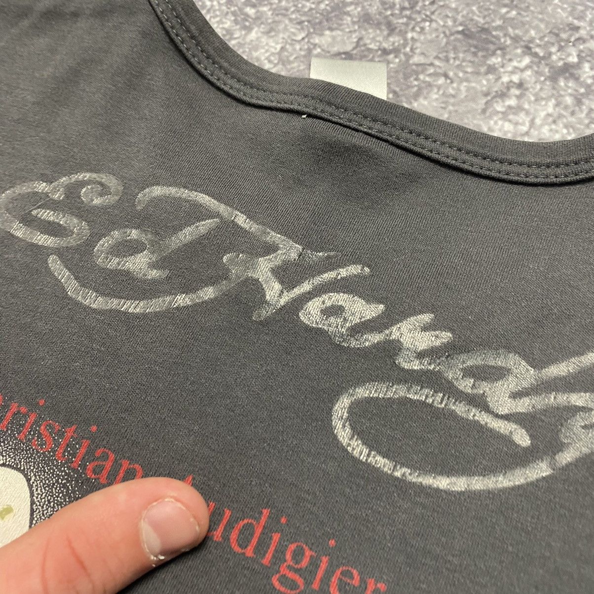 Ed Hardy Designer Ed Hardy by Christian Audigier Big Graphic logo tee Size M / US 6-8 / IT 42-44 - 18 Thumbnail