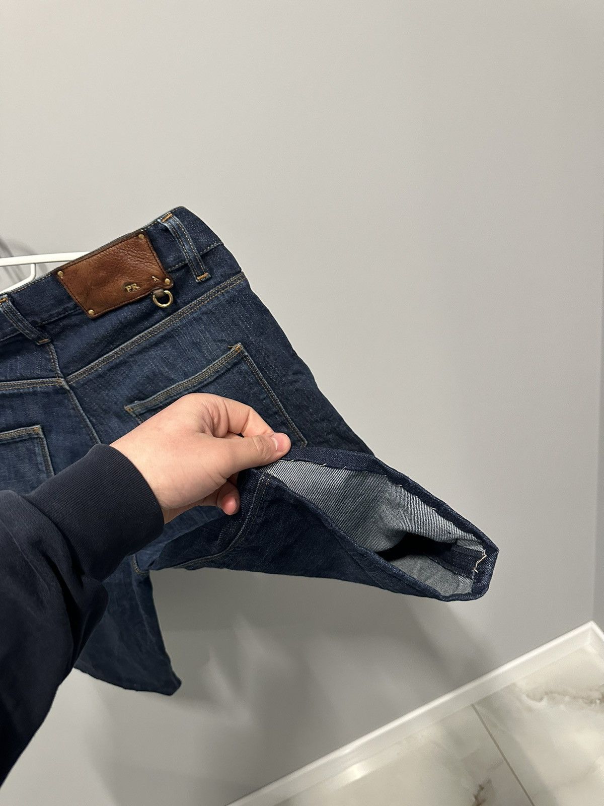 Prada Prada Vintage Denim Shorts Leather Logo Japan Style Size US 30 / EU 46 - 23 Thumbnail