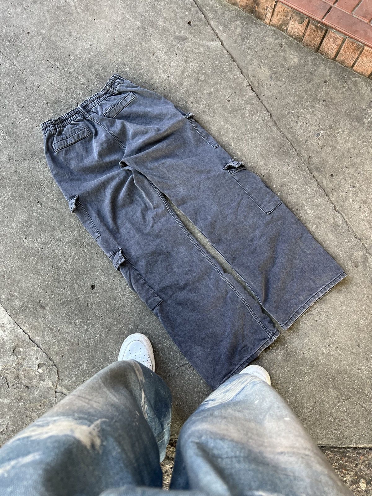If Six Was Nine VINTAGE BERSHKA CARGGO PANTS BAGGY IF SIX WAS NINE TRIBAL Size US 28 / EU 44 - 2 Thumbnail