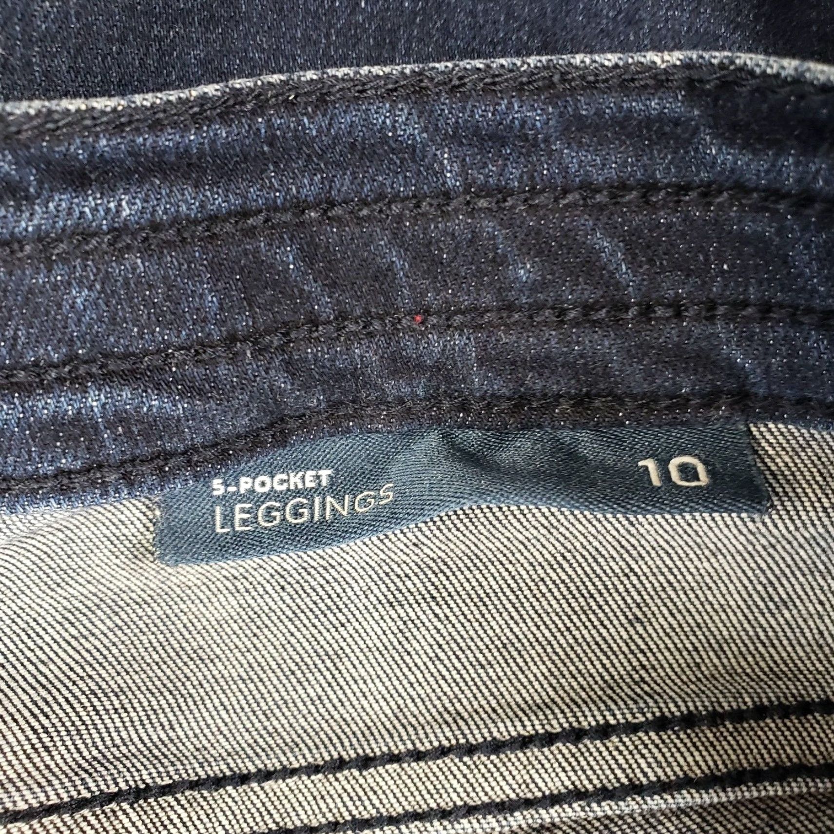 J. Jill J. Jill Womens 5 Pocket Legging Jeans Sz 10 Blue Dark Wash Mid Rise Denim Cotton Blend 26.5 Inseam Womens Size 32" / US 10 / IT 46 - 7 Thumbnail
