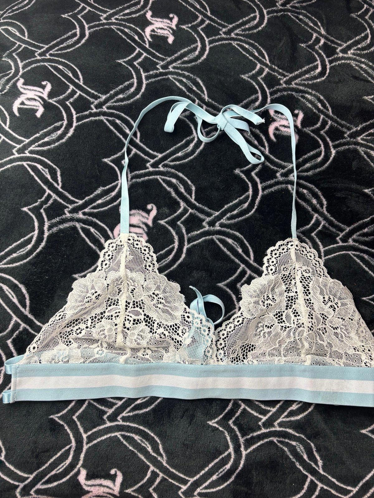 Other Blue and white lace bralette Size ONE SIZE - 1 Preview