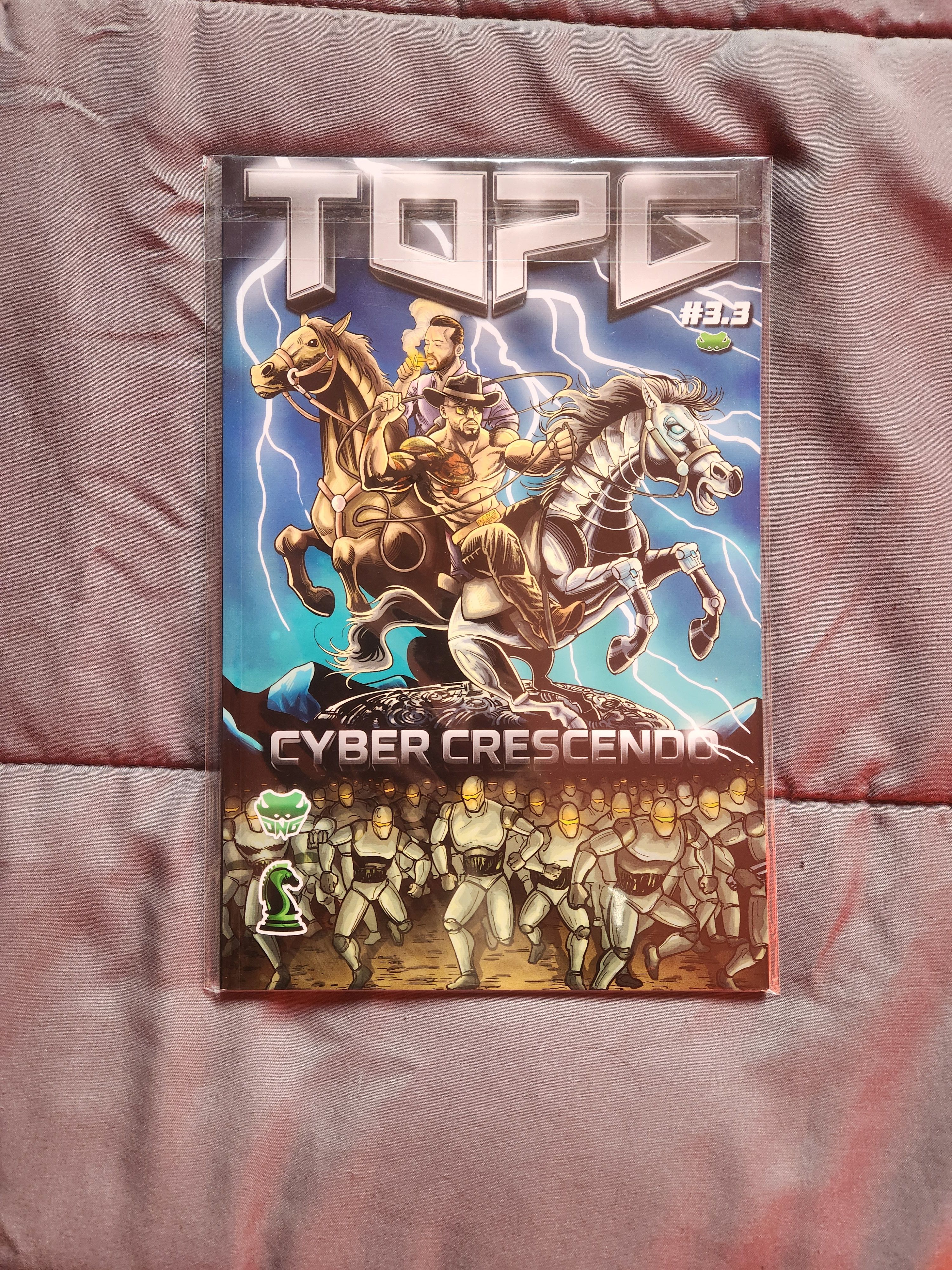 Other Top G 3.3 Cyber Crescendo Comic Book MINT Condition Size ONE SIZE - 1 Thumbnail
