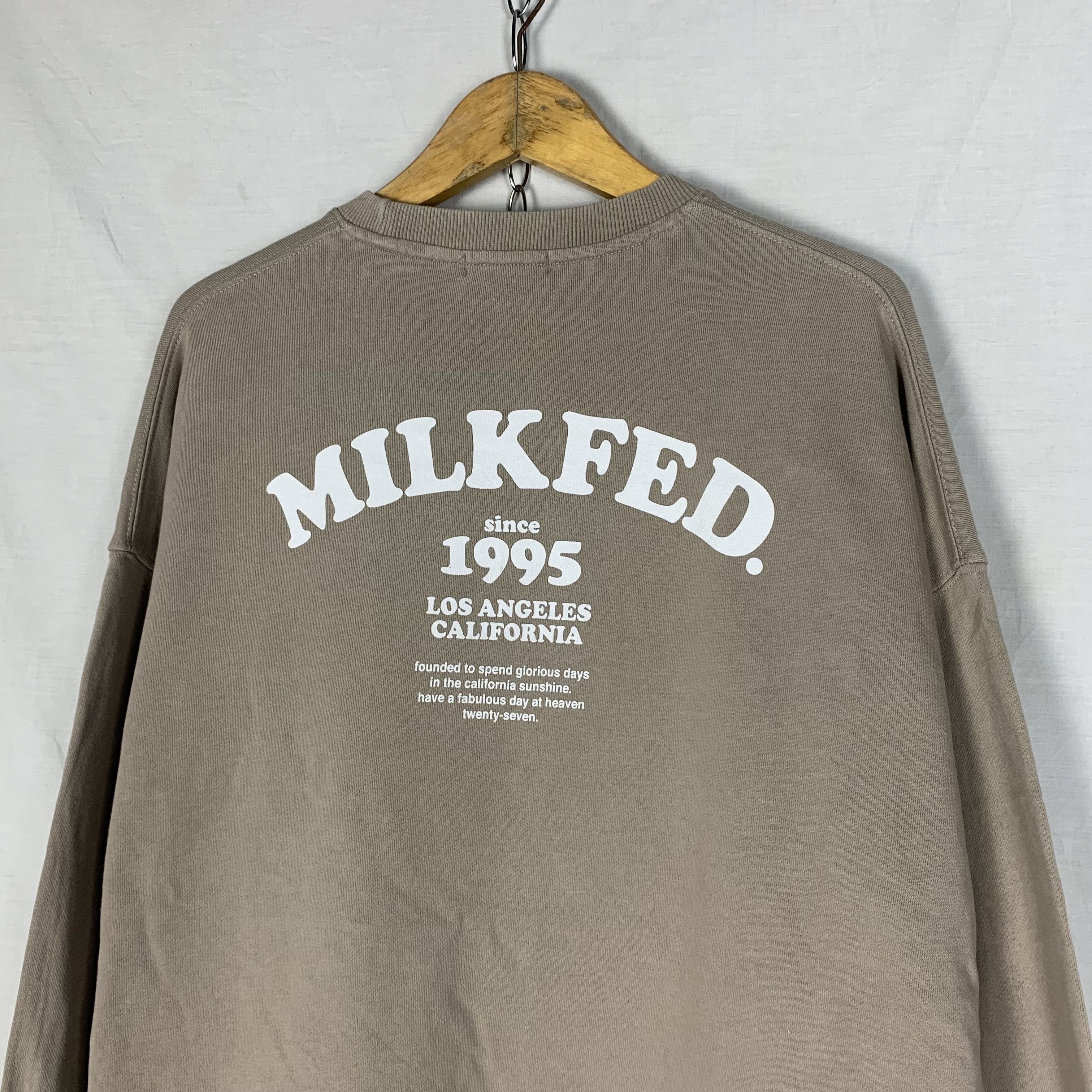 Japanese Brand Milkfed Sweatshirt Crewneck Size US M / EU 48-50 / 2 - 3 Thumbnail