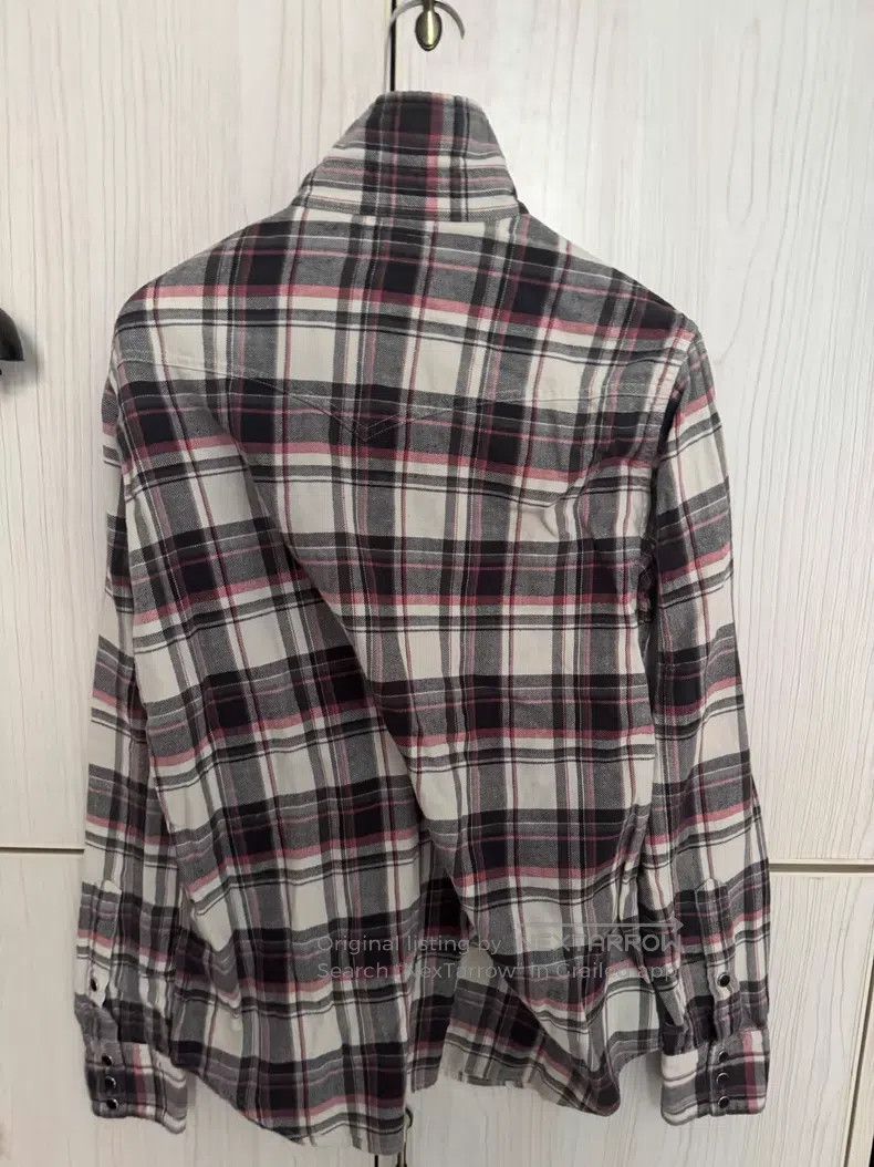 Saint Laurent Paris Saint Laurent Paris Black, white, and pink plaid shirt i Size US XS / EU 42 / 0 - 2 Thumbnail
