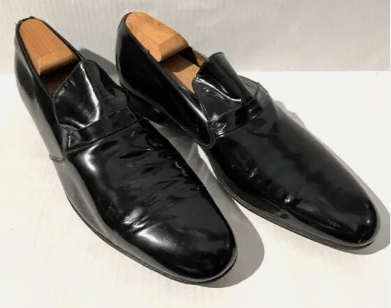 J.M. Weston J.M. WESTON Men Patent Leather Evening Loafers Pumps France Size US 11 / EU 44 - 2 Thumbnail