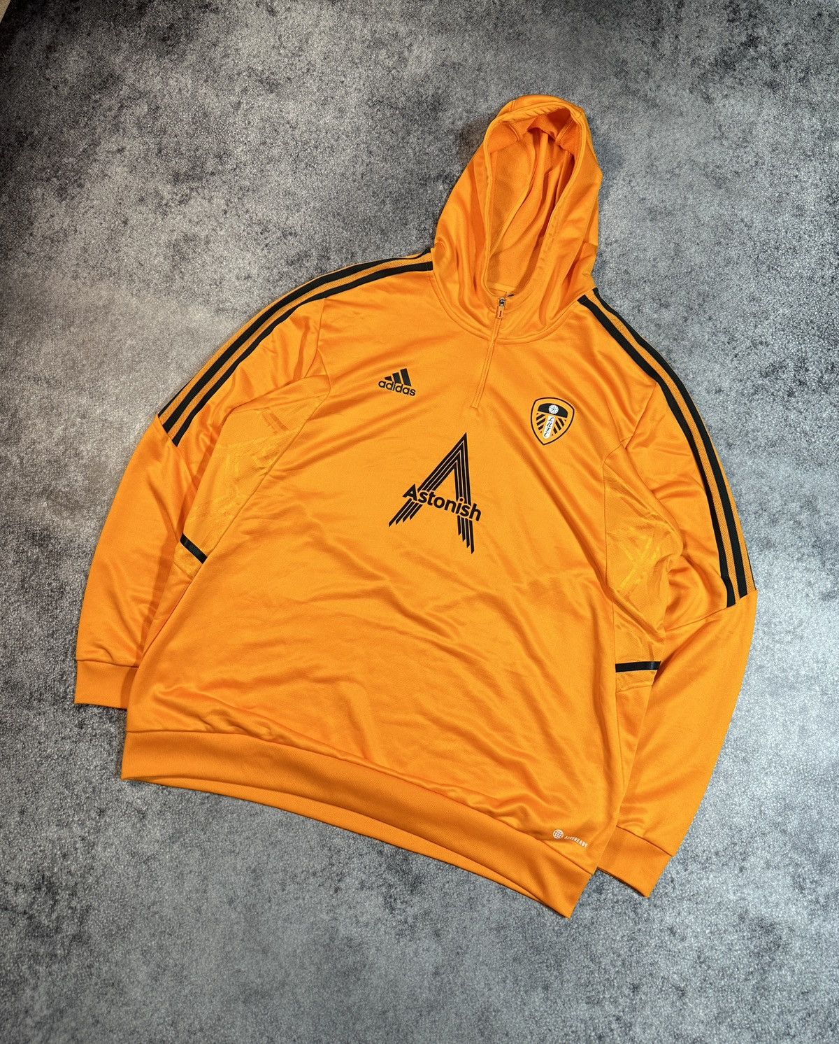 Adidas Adidas Leeds United Soccer Zip Up Hoodie Streetwear XXL Rare Size US XXL / EU 58 / 5 - 1 Thumbnail