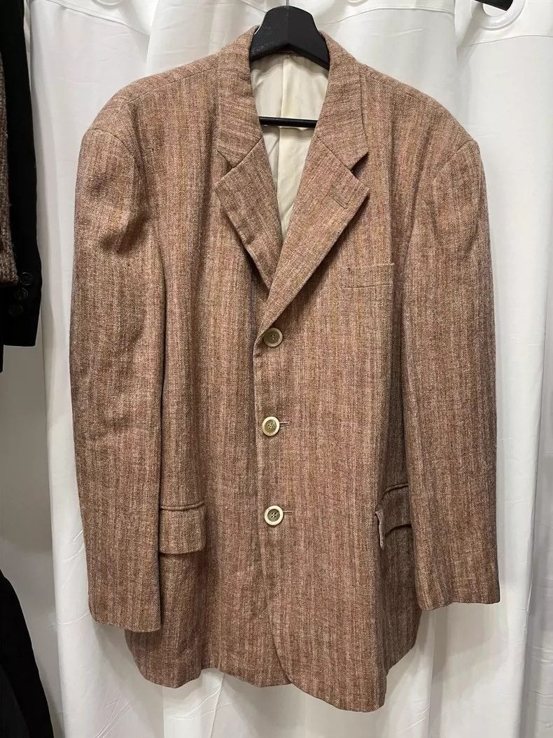 Comme des Garcons Comme des Garçons Early Vintage Striped Casual Jacket Size US M / EU 48-50 / 2 - 1 Thumbnail