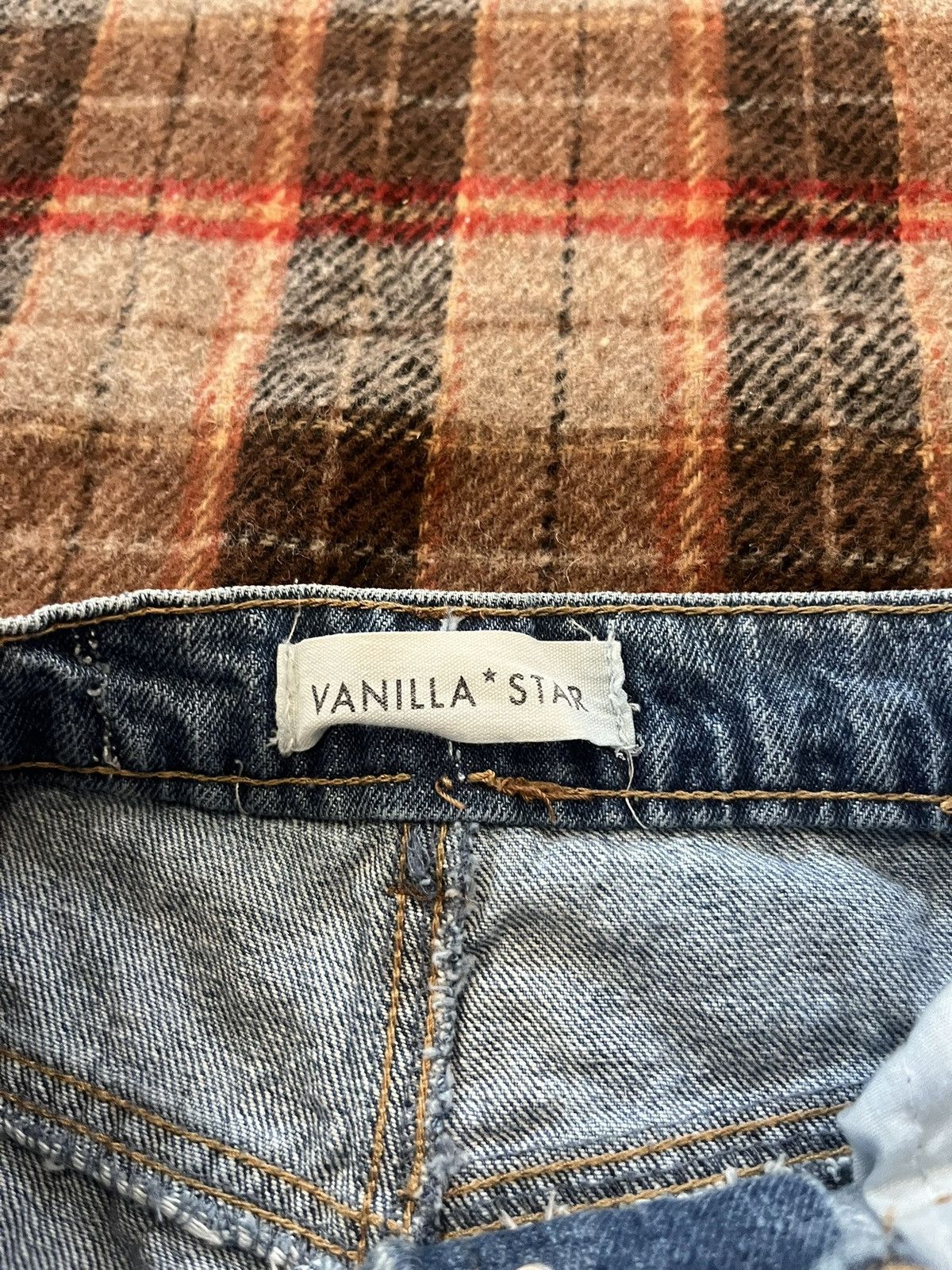 Other Vintage Y2K 2000’s Distressed Cropped Vanilla Star relaxed Size 30" / US 8 / IT 44 - 5 Thumbnail