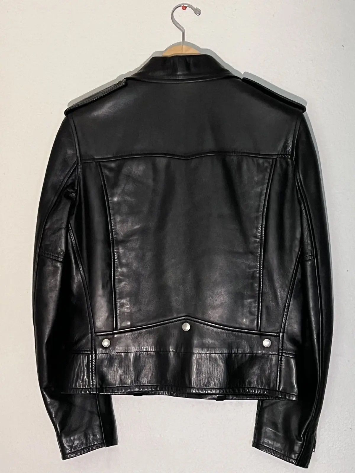Yves Saint Laurent Hedi Slimane × Yves Saint Laurent Leather Jacket Size US M / EU 48-50 / 2 - 3 Thumbnail