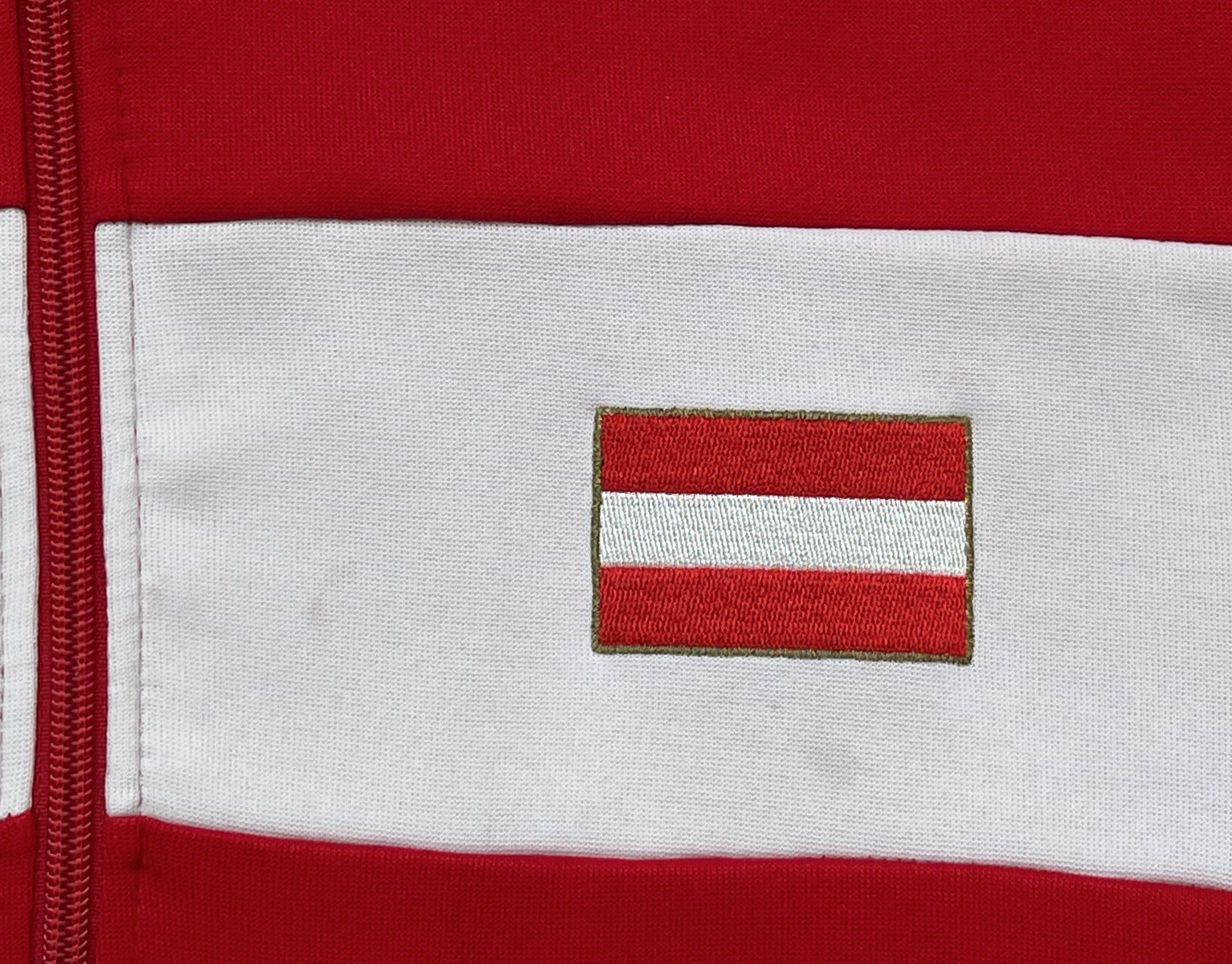 Adidas Adidas Originals Austria Euro 2008 Track Jacket Red Trefoil Size US M / EU 48-50 / 2 - 7 Thumbnail