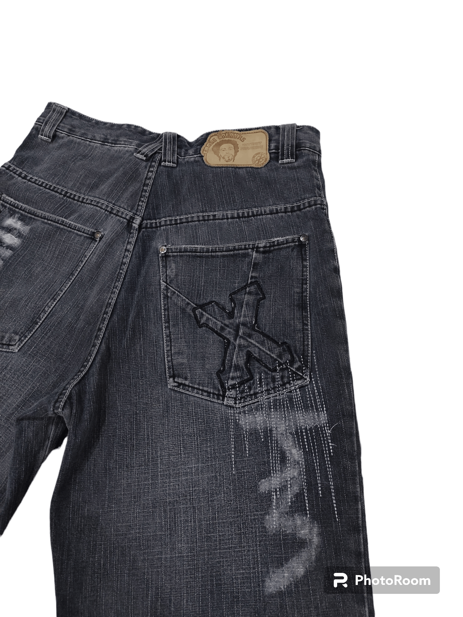 Cross Colours × If Six Was Nine × Le Grande Bleu (L.G.B.) RARE🔥 Cross Colours Baggy Pants Size US 34 / EU 50 - 3 Thumbnail