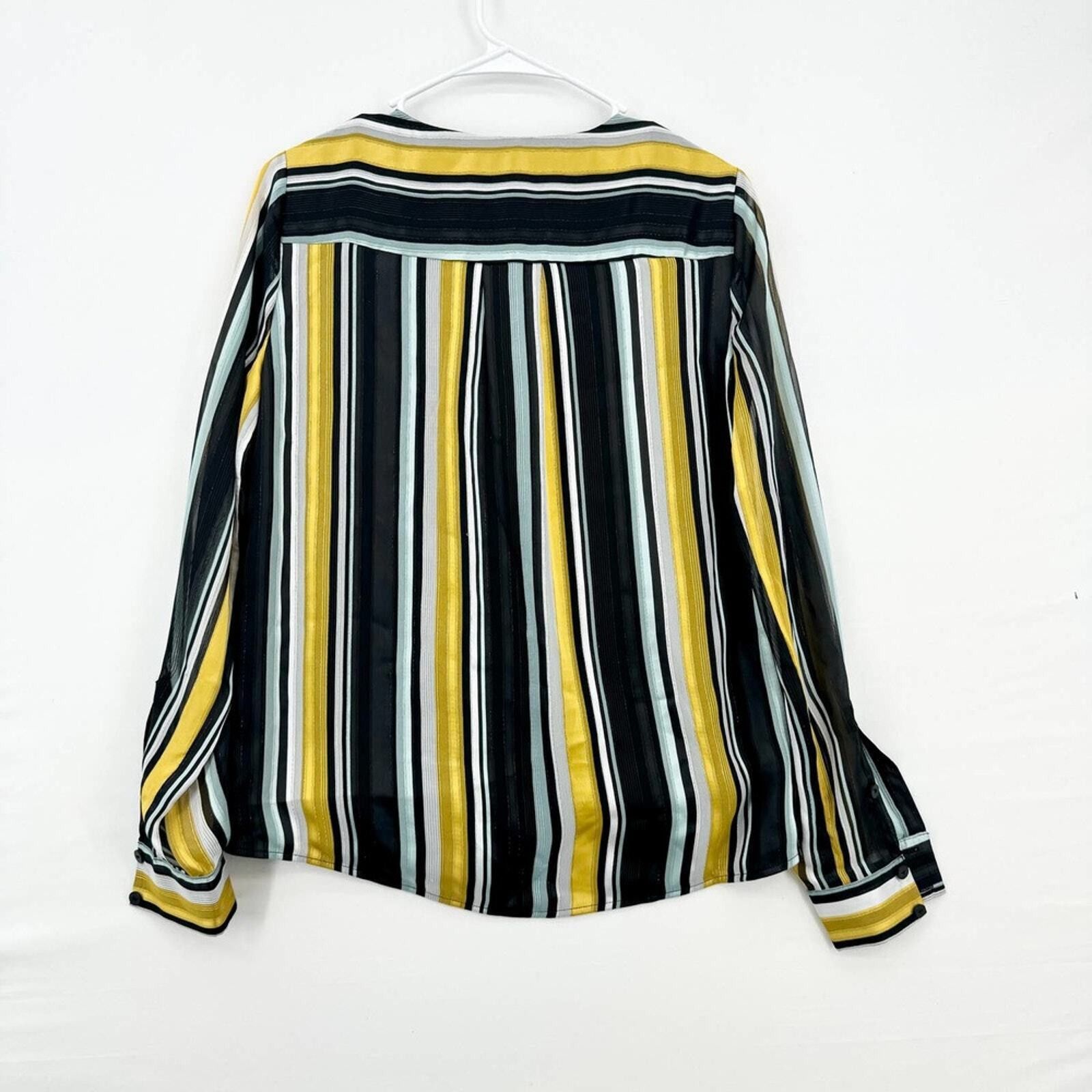 Parker Parker XS Deep V Neck Lola Long Sleeve Draped Wrap Black Size XS / US 0-2 / IT 36-38 - 5 Thumbnail