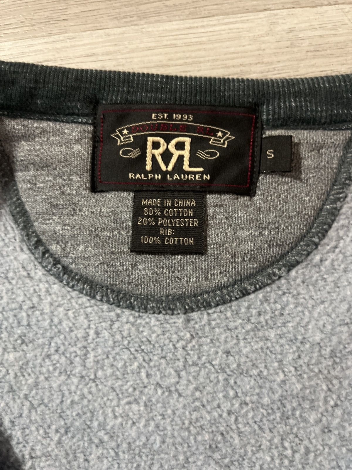 RRL Ralph Lauren RRL Henley Sweater Size US S / EU 44-46 / 1 - 7 Thumbnail