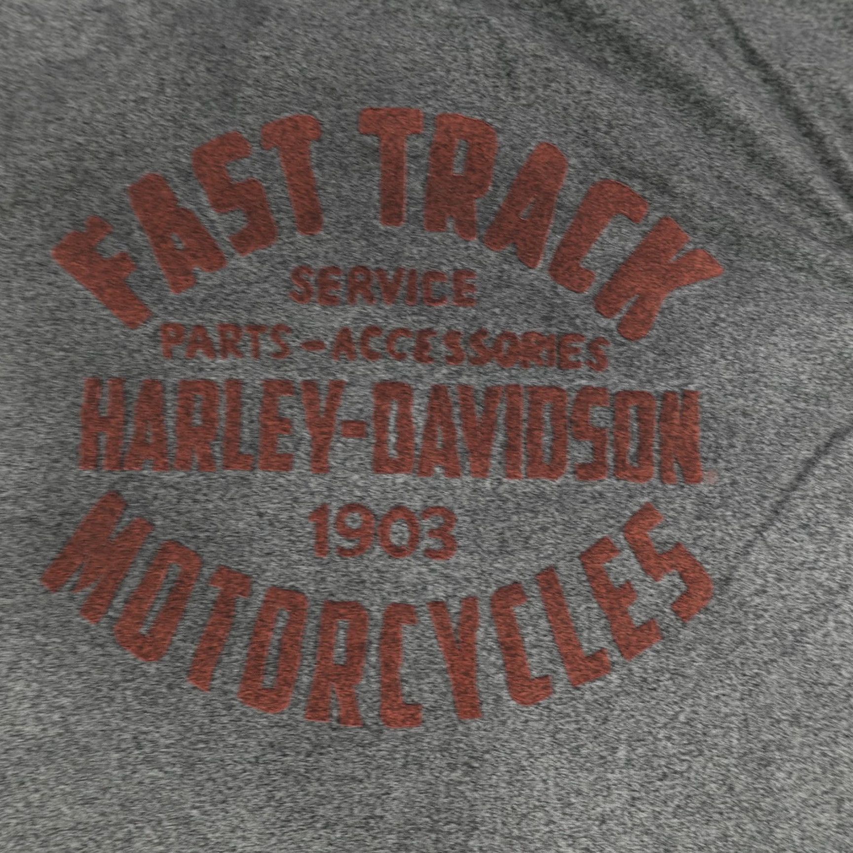 Harley Davidson VINTAGE Harley-Davidson Shirt Mens Medium Gray Fast Track Service Biker Tee Shirt? Size US M / EU 48-50 / 2 - 4 Thumbnail