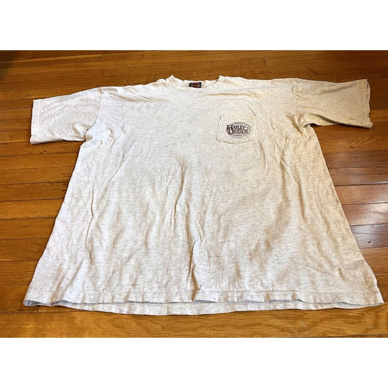 Vintage VINTAGE Harley Davidson Shirt Men’s 3XL Gray Eagle Maverick 90s USA Harley Davidson Graphic Print Tattoo Logo Size US XXL / EU 58 / 5 - 3 Thumbnail