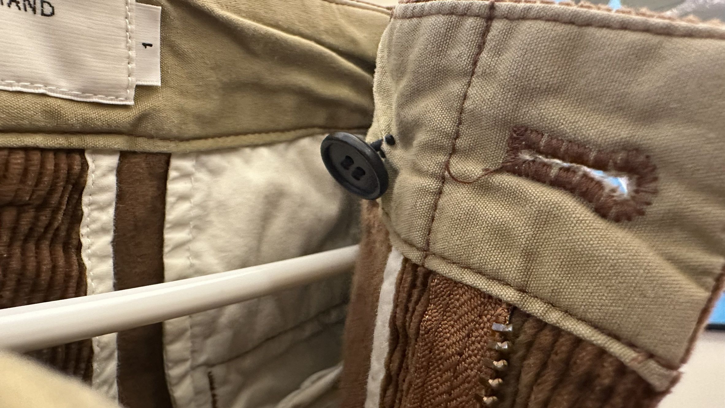 STILL BY HAND Still by Hand Corduroy Wide Pant khaki / tan / brown Size US 30 / EU 46 - 6 Thumbnail