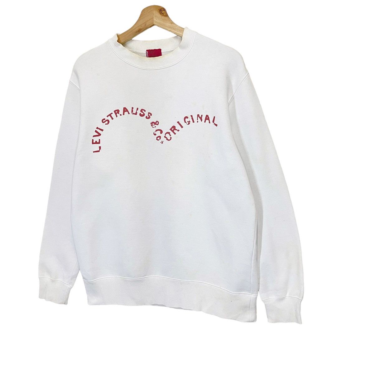Levi's 90s Levis Big Logo Crewneck Sweatshirt Size M Size US M / EU 48-50 / 2 - 7 Thumbnail