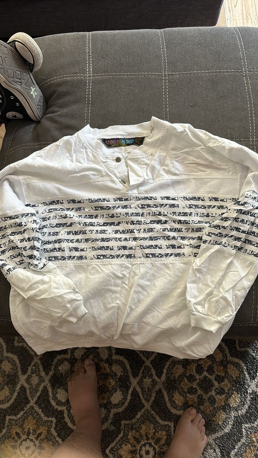 Vintage Vintage 80’s Street Scenes Shirt. Has stain. Size US L / EU 52-54 / 3 - 1 Thumbnail