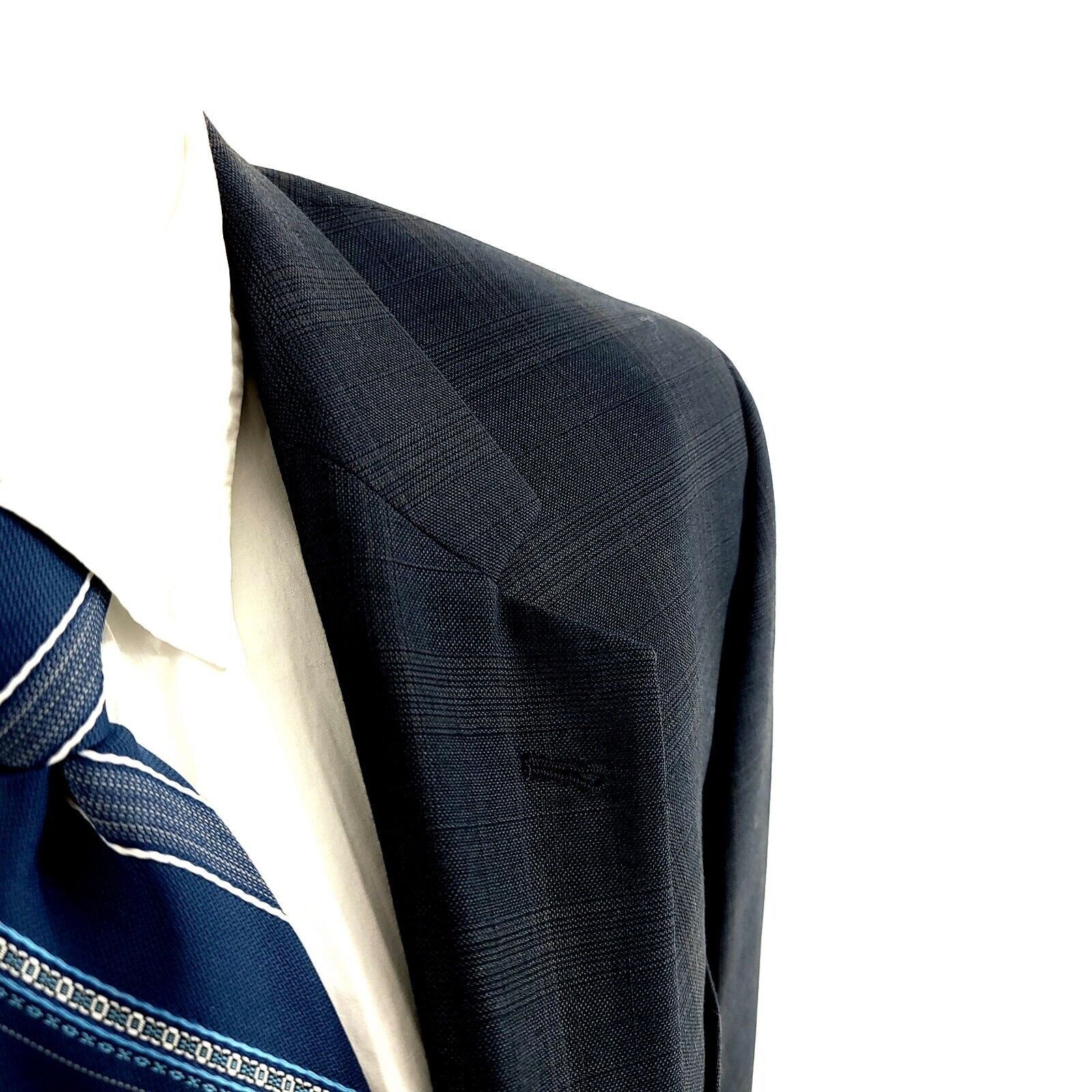Jos. A. Bank Jos A Bank Signature Collection Wool 2 Button Blazer 42L Blu Size 42L - 2 Thumbnail