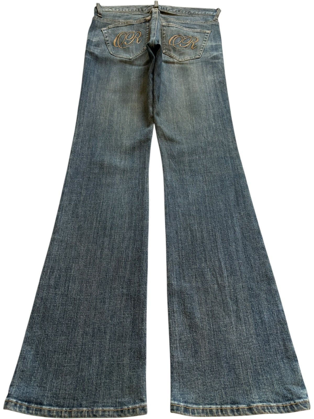 Japanese Brand Vintage Japanese Brand Mud Wash Bootcut Flare Jeans Size 29" - 2 Thumbnail