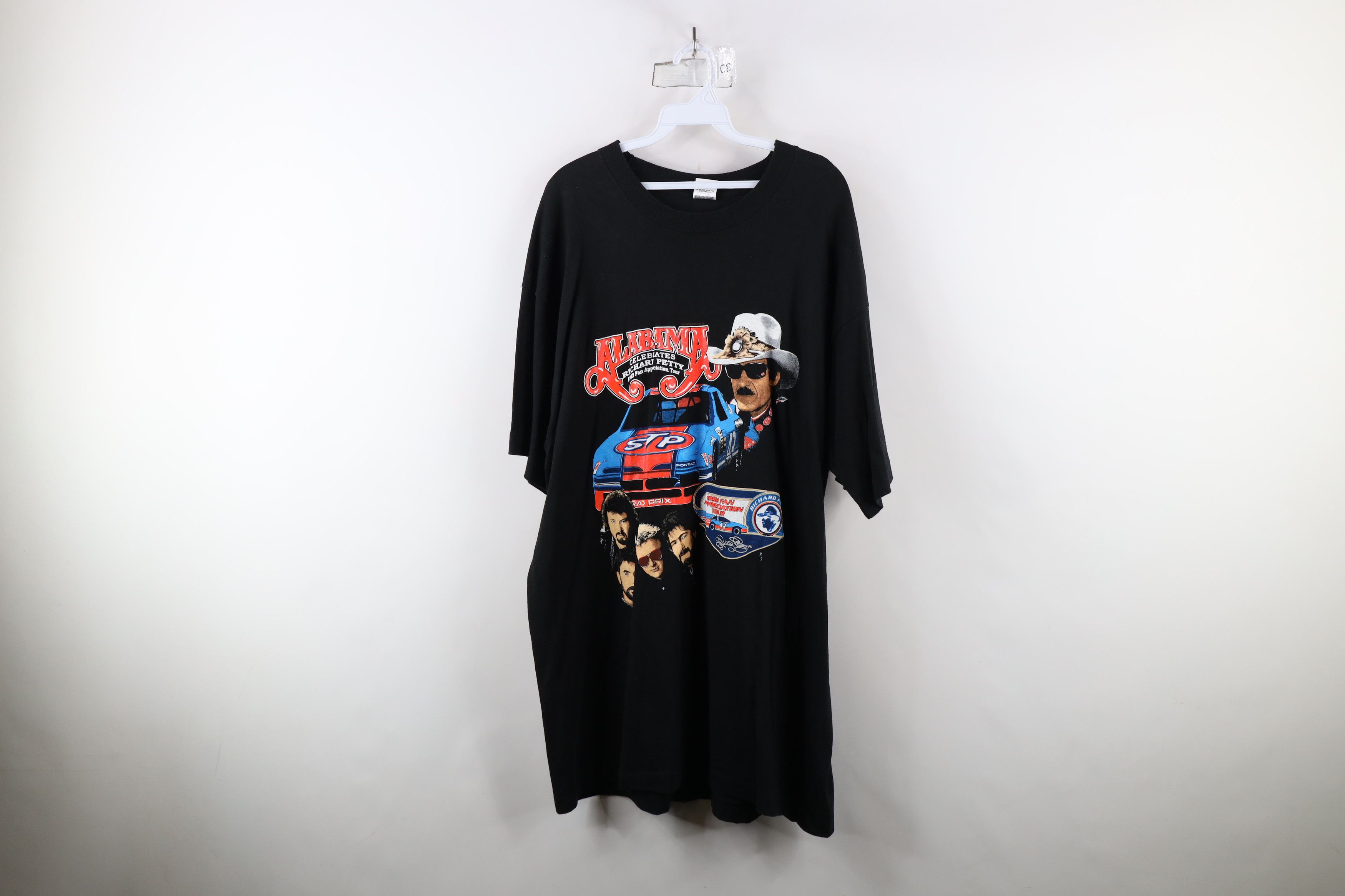 Vintage Vintage 90s NASCAR Racing Alabama Band T-Shirt Black USA Size US XXL / EU 58 / 5 - 1 Thumbnail
