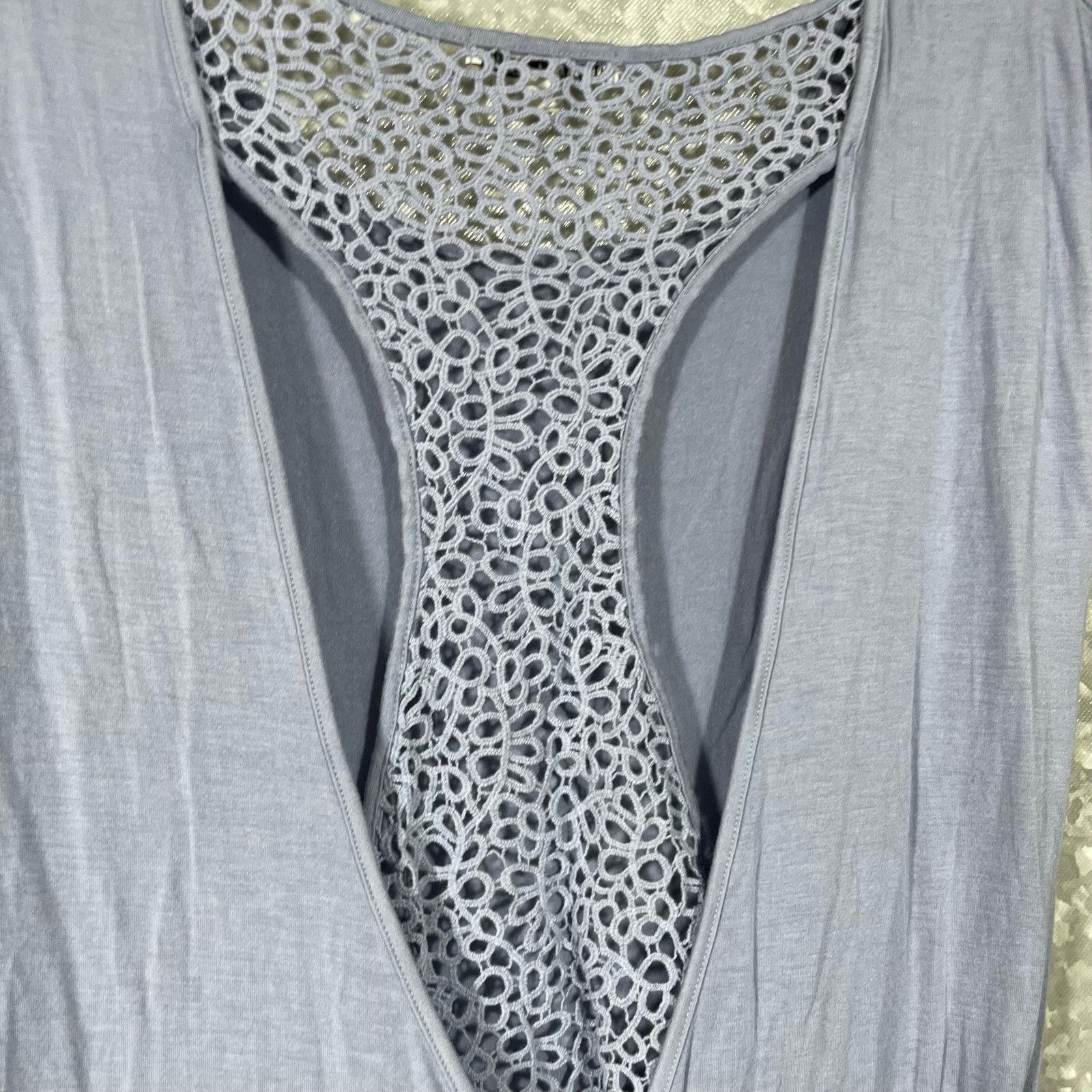 Threads 4 Thought Threads 4 Thought Lilac Lace Back Activewear Top - Small Size S / US 4 / IT 40 - 7 Thumbnail