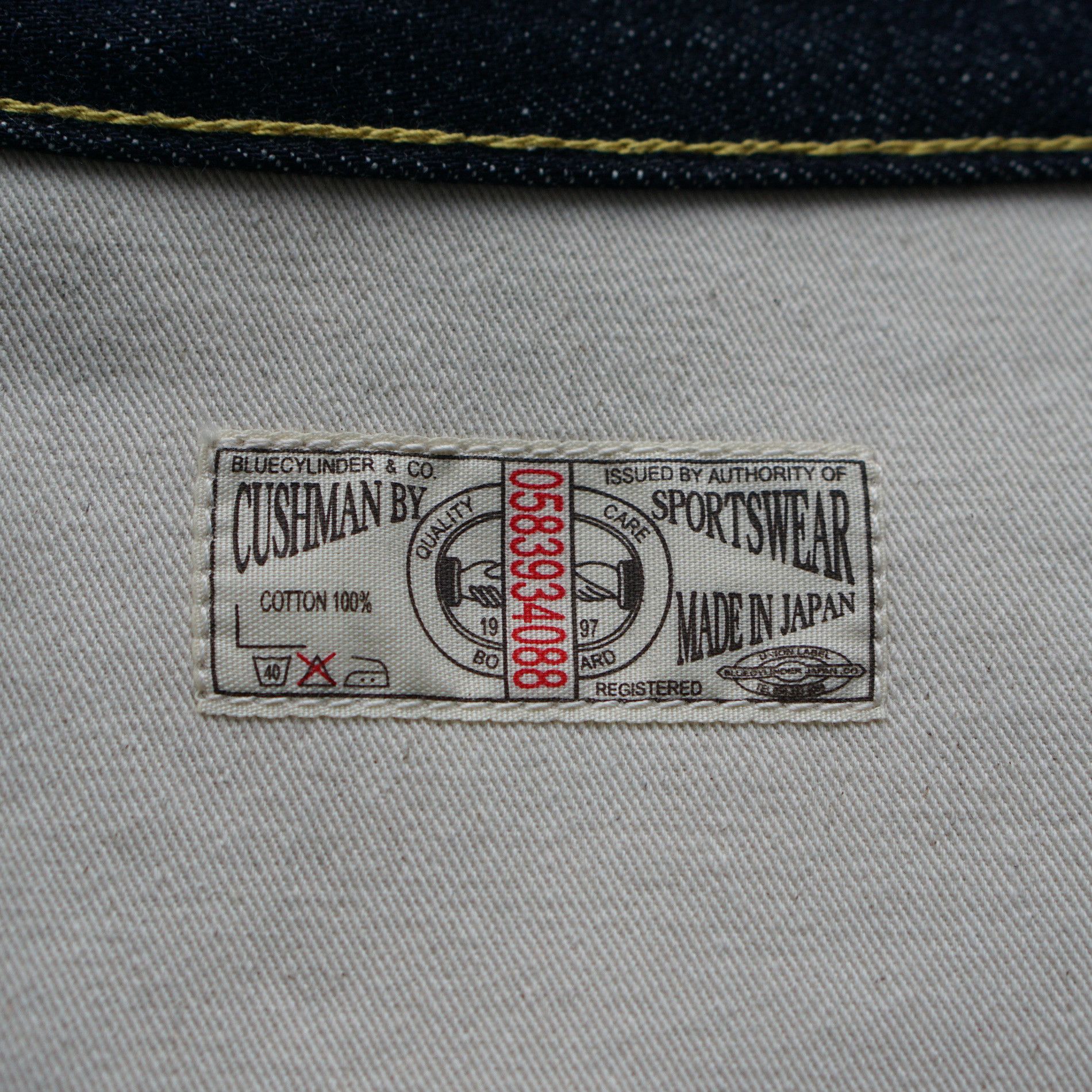 Cushman CUSHMAN Lot. 22177 W34 x L34 Japanese Selvedge Jeans Size US 34 / EU 50 - 14 Thumbnail