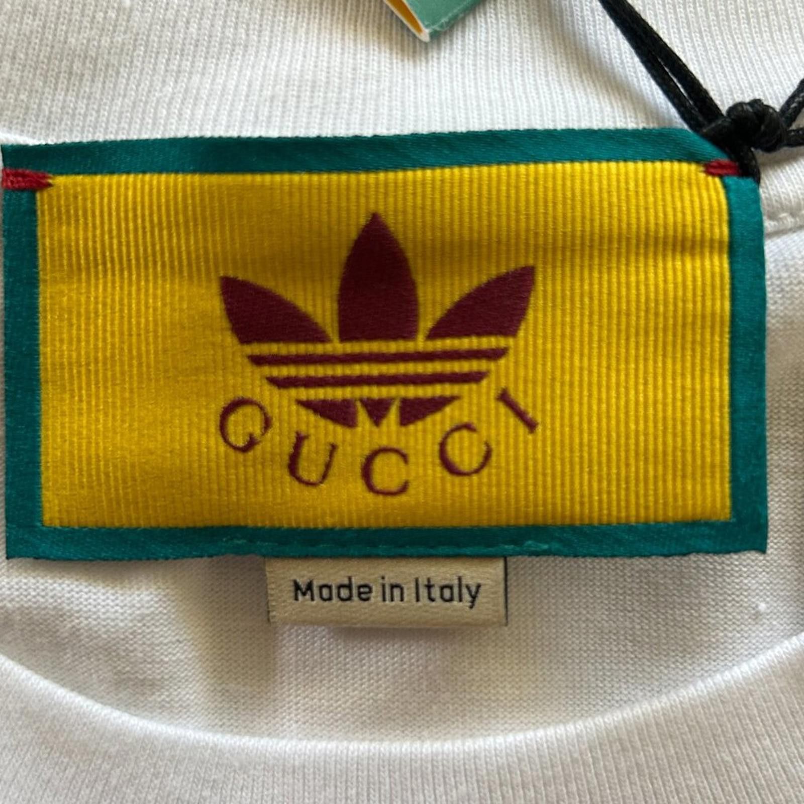 Gucci NWT GUCCI x Adidas T-Shirt Men's Size XXS US0 Cotton Jersey Size XXS / US 00 / IT 34 - 3 Thumbnail