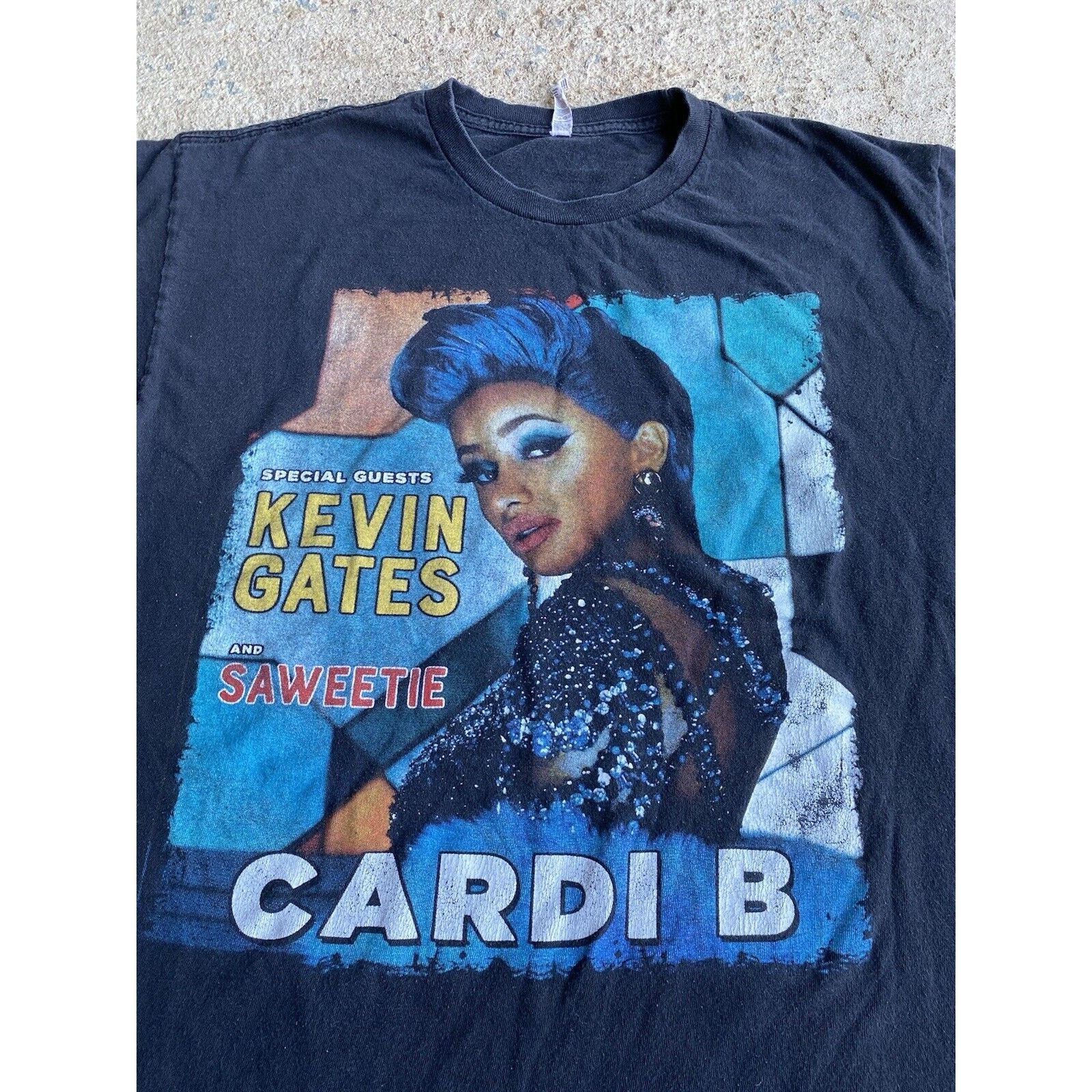 Band Tees Cardi B Kevin Gates Saweetie Double Sided Vintage Shirt Size US M / EU 48-50 / 2 - 2 Thumbnail