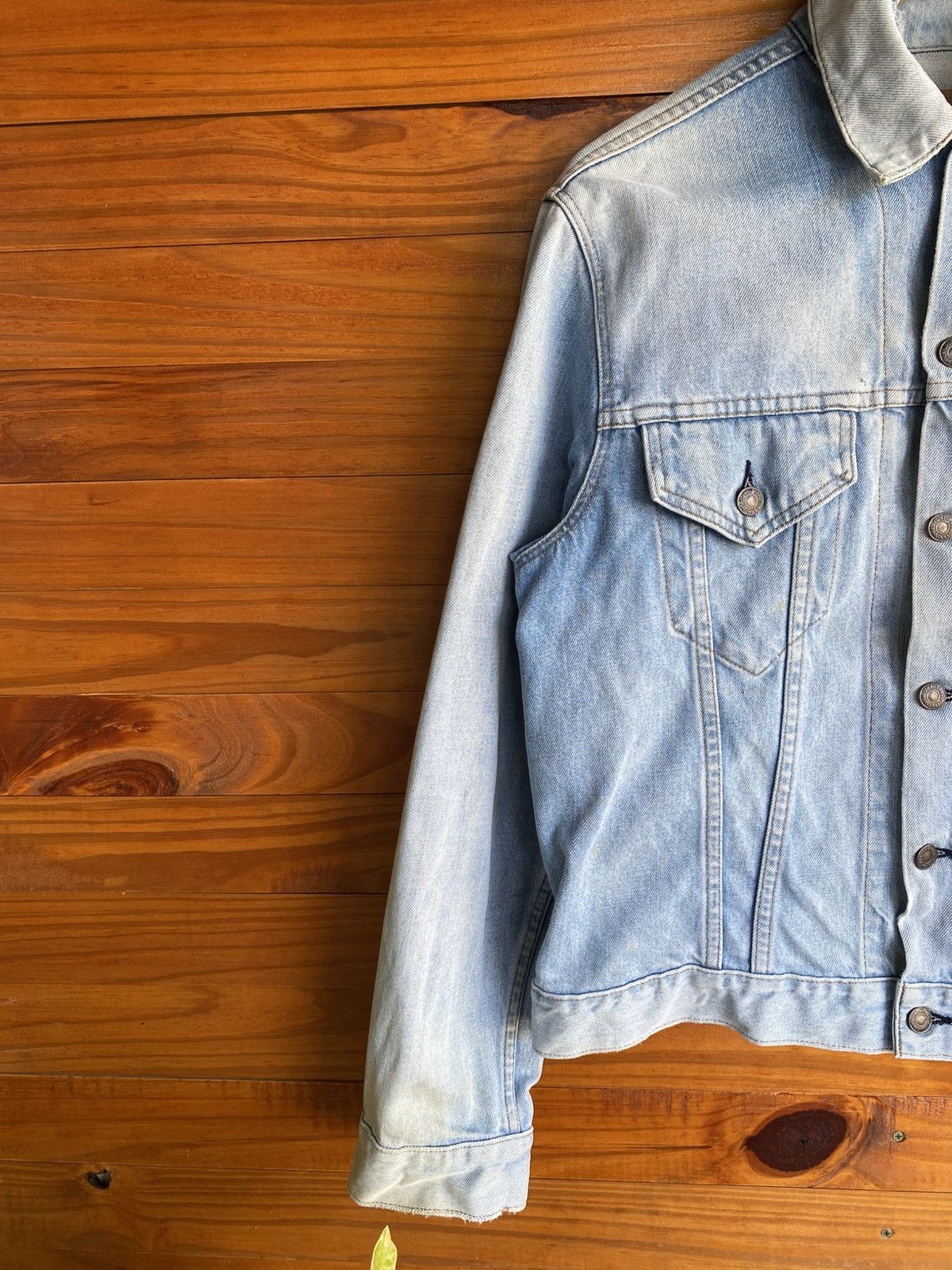 Levi's Vintage 1980s Levi’s 70505 Denim Jacket Light Wash Trucker Size US M / EU 48-50 / 2 - 7 Thumbnail