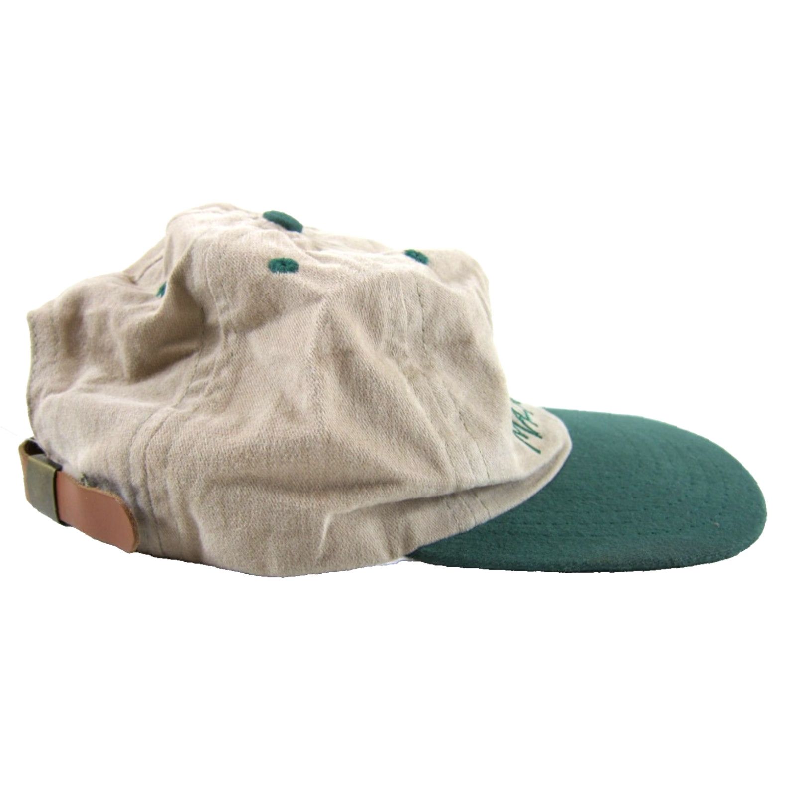 Vintage VINTAGE Starbucks Coffee Mazagran Brown Leather Strap Baseball Hat Size ONE SIZE - 3 Thumbnail
