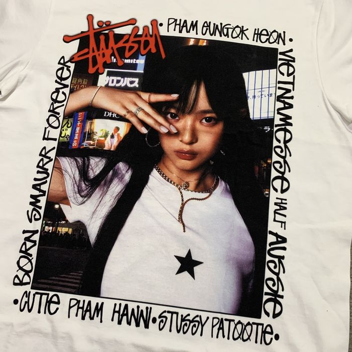 Band Tees Newjeans x Hanni pham x stussy font x kpop tees fan bbootleg ...