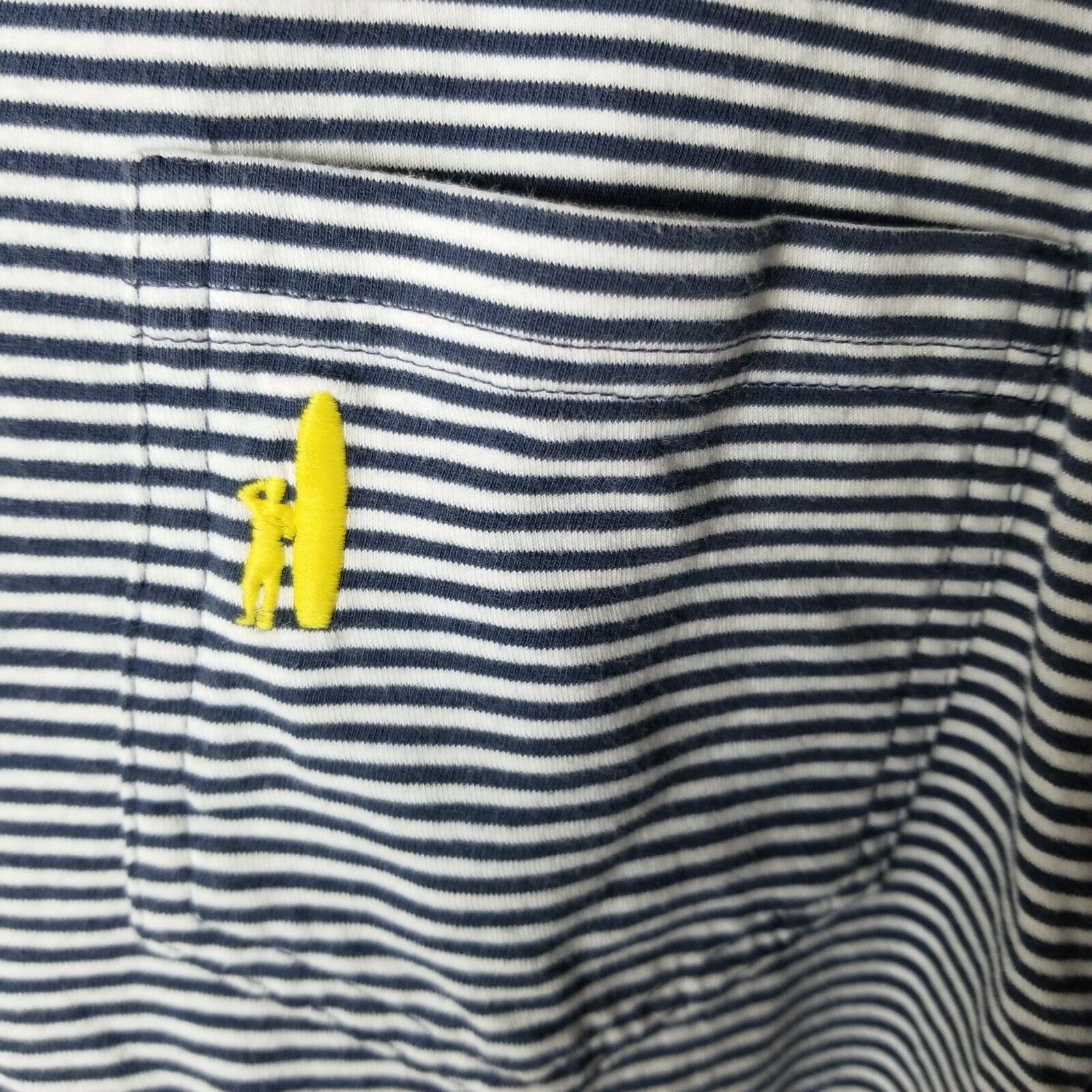 johnnie-O Johnnie-O Mens Striped Polo Shirt Size M Cotton Stretch Prep Size US M / EU 48-50 / 2 - 3 Thumbnail