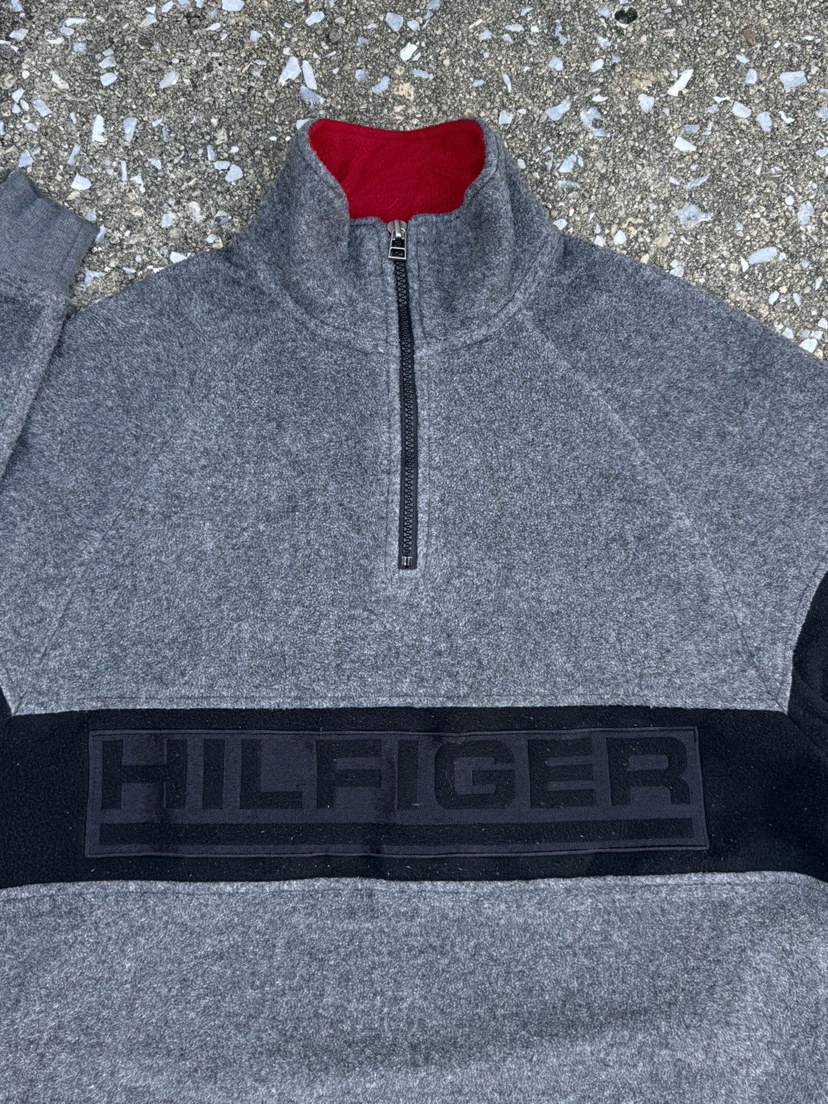 Tommy Hilfiger TOMMY SPELL OUT HALF ZIP !! Size US S / EU 44-46 / 1 - 4 Thumbnail