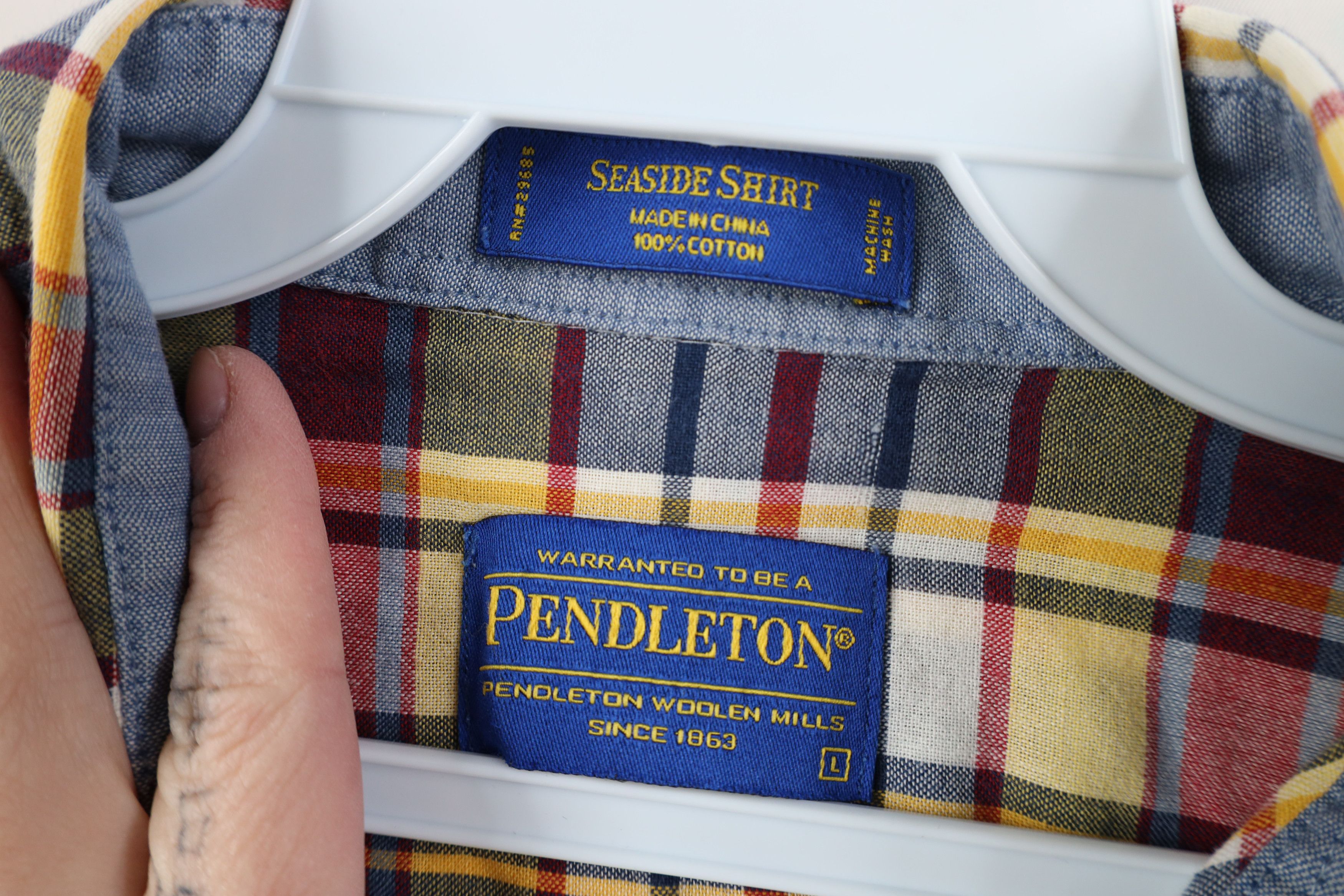 Pendleton Vintage Pendleton Seaside Short Sleeve Button Down Shirt Size US L / EU 52-54 / 3 - 8 Thumbnail