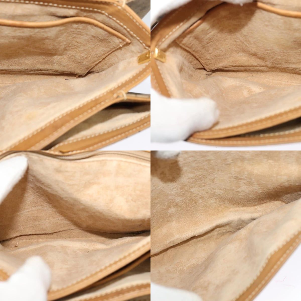 Gucci GUCCI Micro GG Supreme Shoulder Bag Pvc Leather Beige 001 Size ONE SIZE - 12 Thumbnail