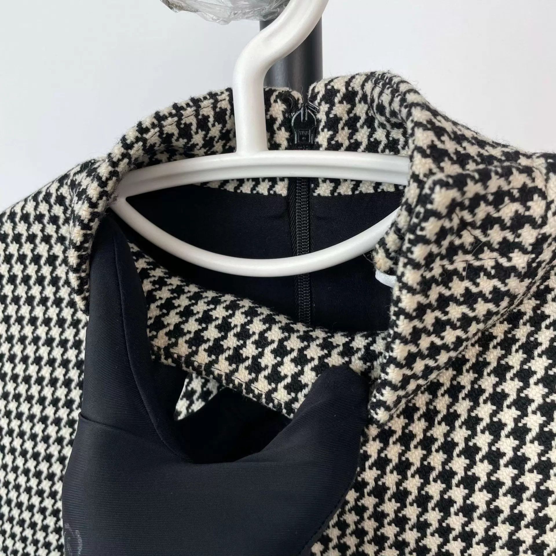 Dior Dior houndstooth sleeveless dress black & white 34 Size XS / US 0-2 / IT 36-38 - 7 Thumbnail