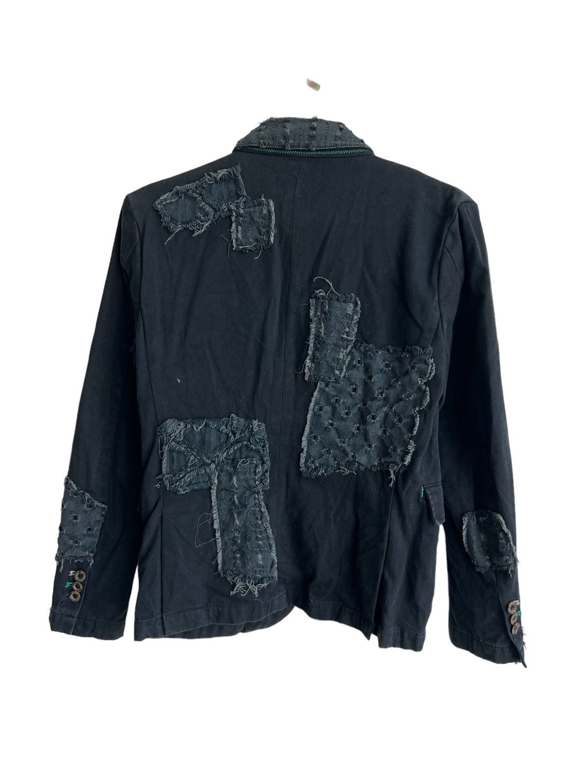 Bond No. 9 AW14 Bond & Peace 🇯🇵 Sashiko Boro Crazy Patchwork Jacket Size US M / EU 48-50 / 2 - 9 Thumbnail