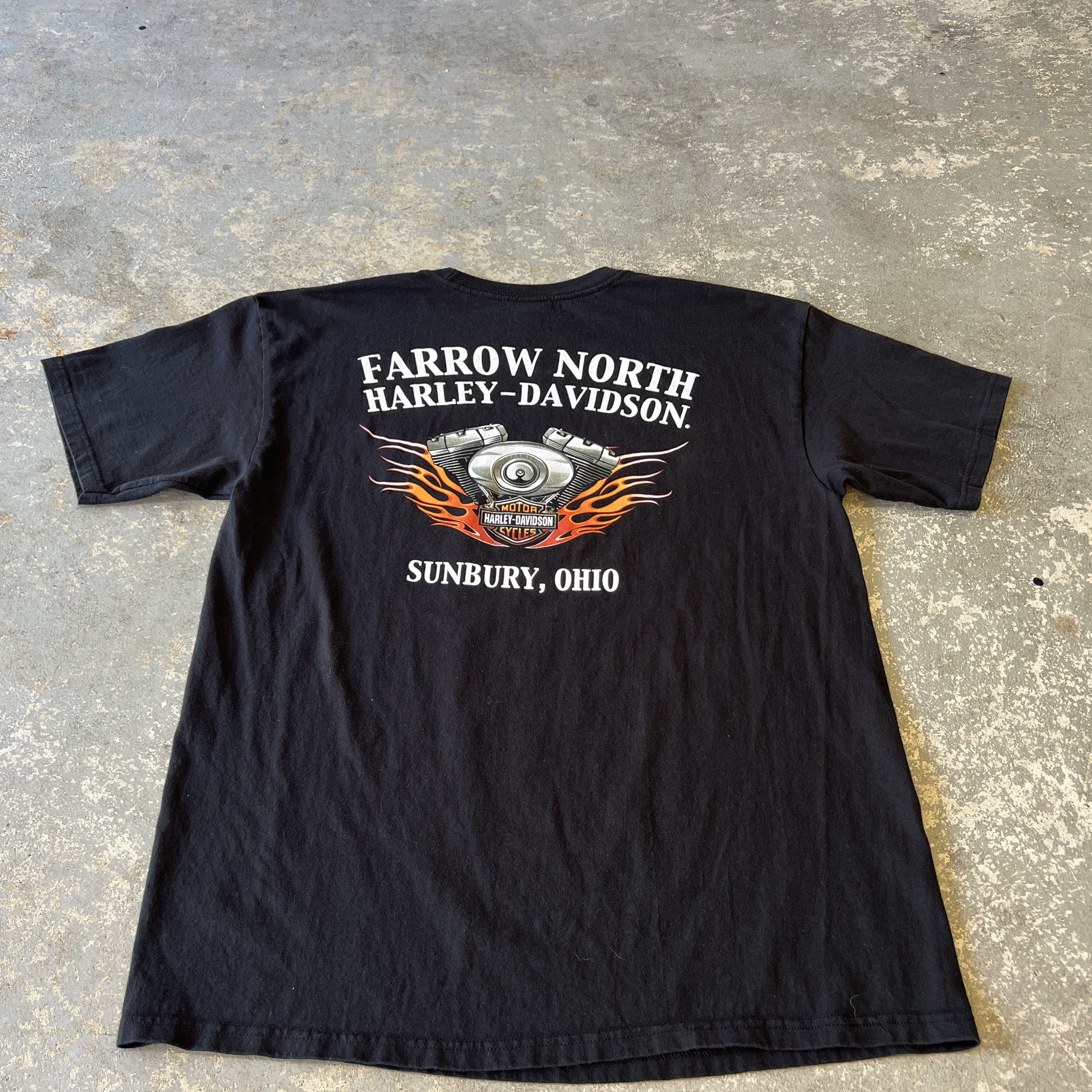 Harley Davidson Harley Davidson Sunbury Ohio T-Shirt Size US L / EU 52-54 / 3 - 3 Thumbnail