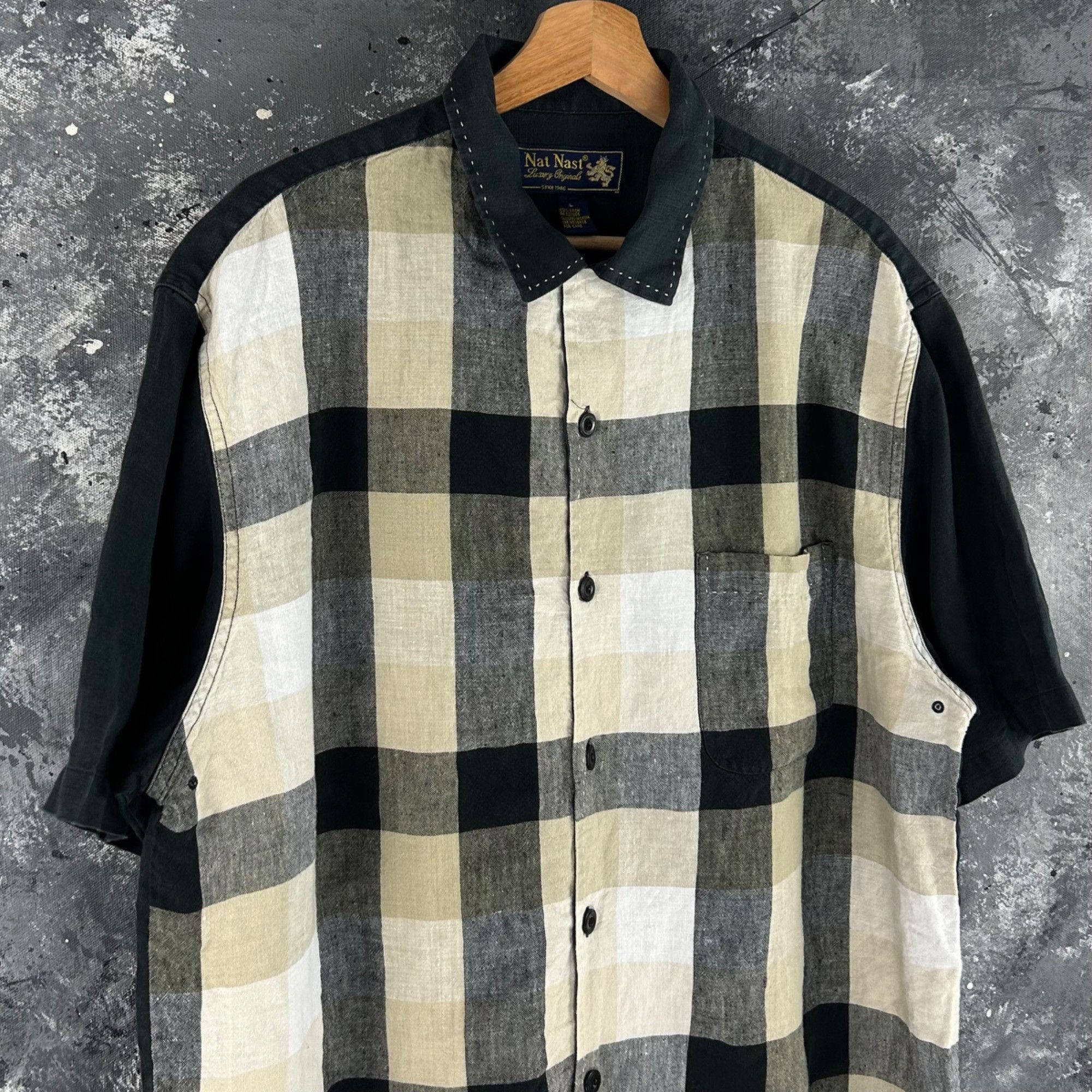 Nat Nast Vintage 1990’s Nat Nast geometric cholo button down shirt Size US L / EU 52-54 / 3 - 2 Thumbnail