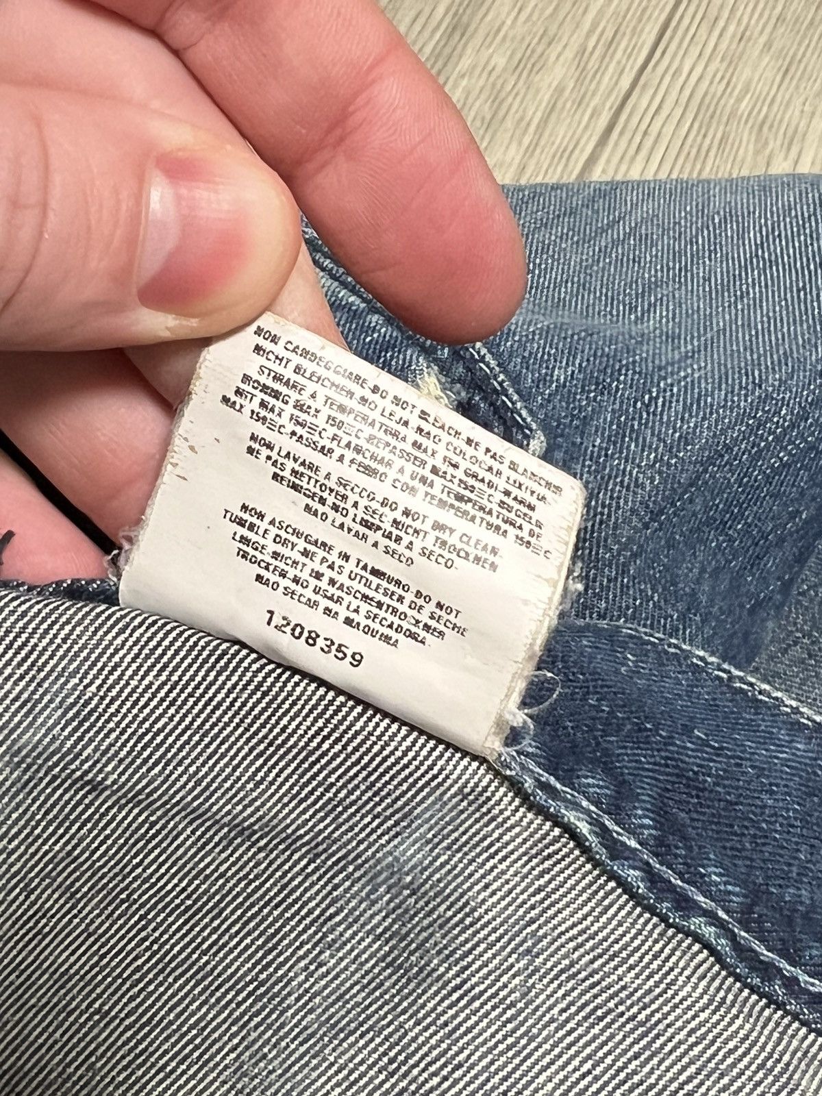 Replay Vintage Y2K REPLAY jeans minimal denim trousers 1990s Size US 32 / EU 48 - 11 Thumbnail