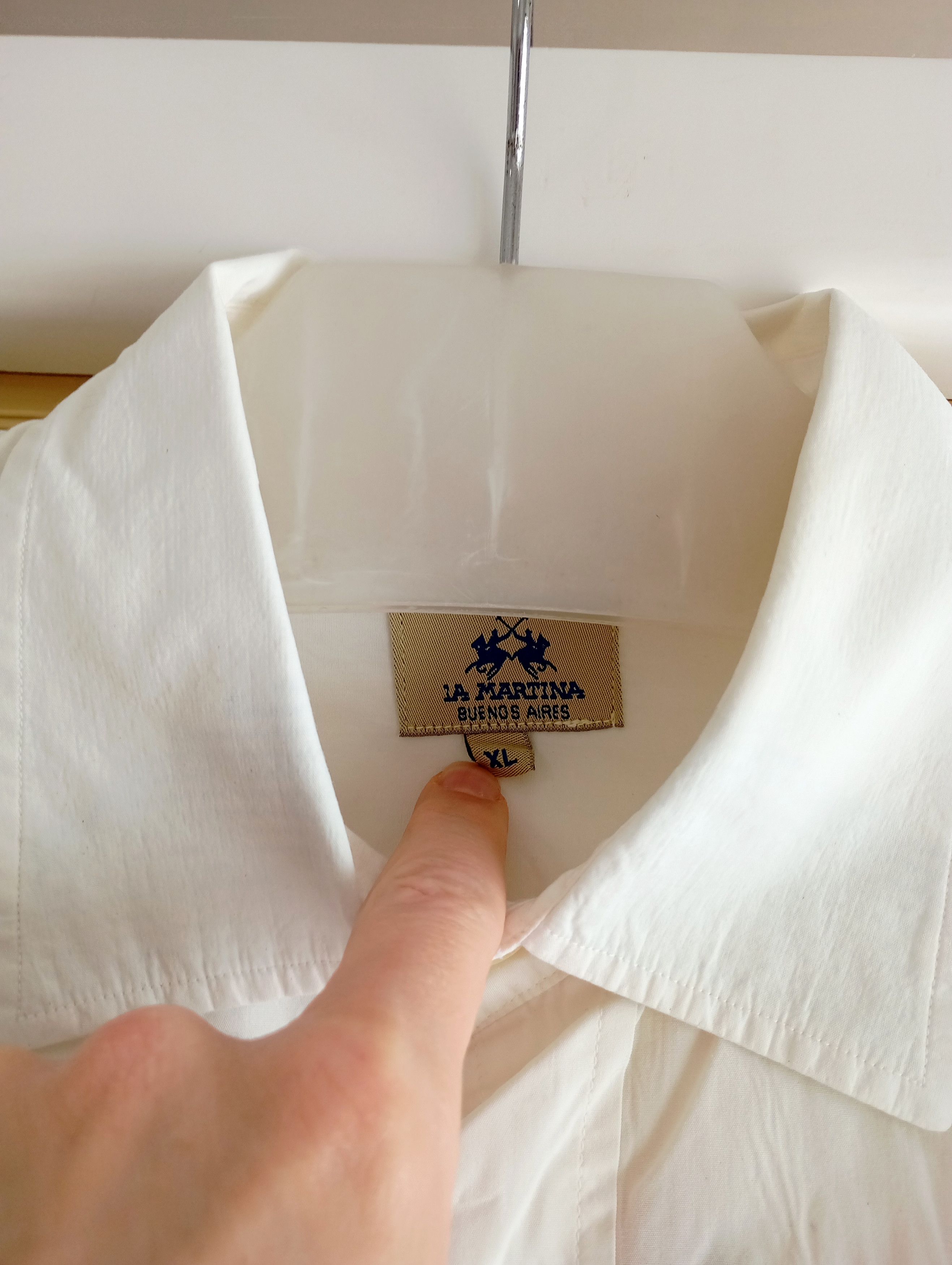 La Martina Vintage La Martina Chief Kief Spain Big Logo Shirt Size US XL / EU 56 / 4 - 14 Thumbnail