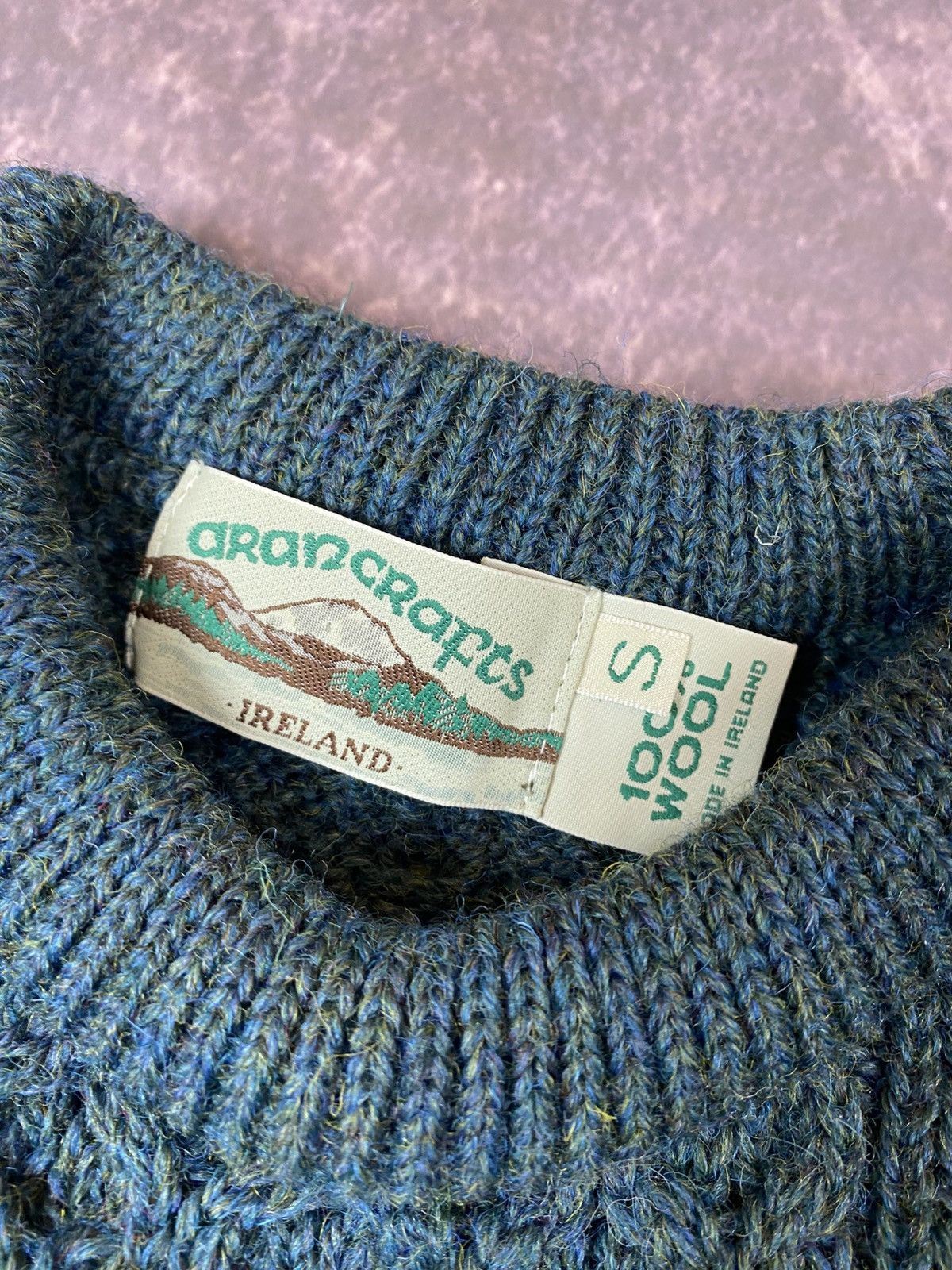 Aran Crafts Aran Crafts Irish Wool Cable Knit Fisherman Sweater Size: S Size US S / EU 44-46 / 1 - 2 Thumbnail