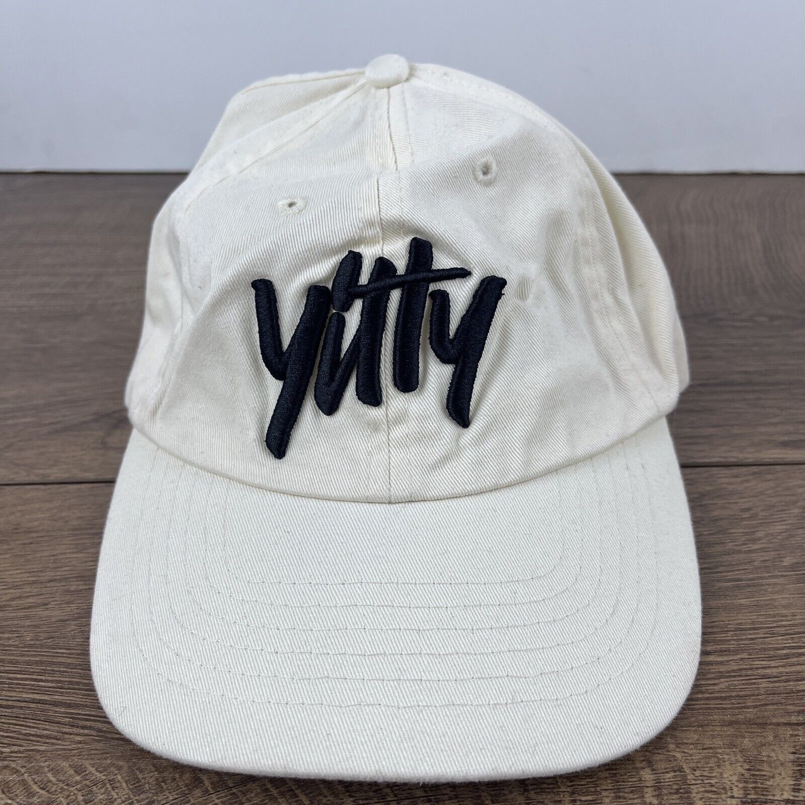 Other Yitty Hat Yitty White Hat Adjustable Adult Size Hat White Ca Size ONE SIZE - 4 Thumbnail