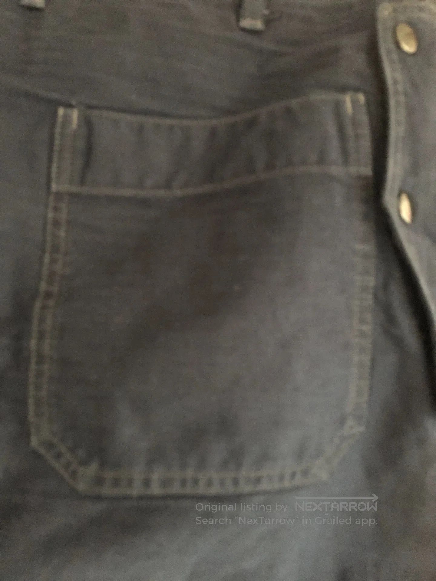 Japanese Brand vintage blue work pants with unique details. Size US 30 / EU 46 - 7 Thumbnail