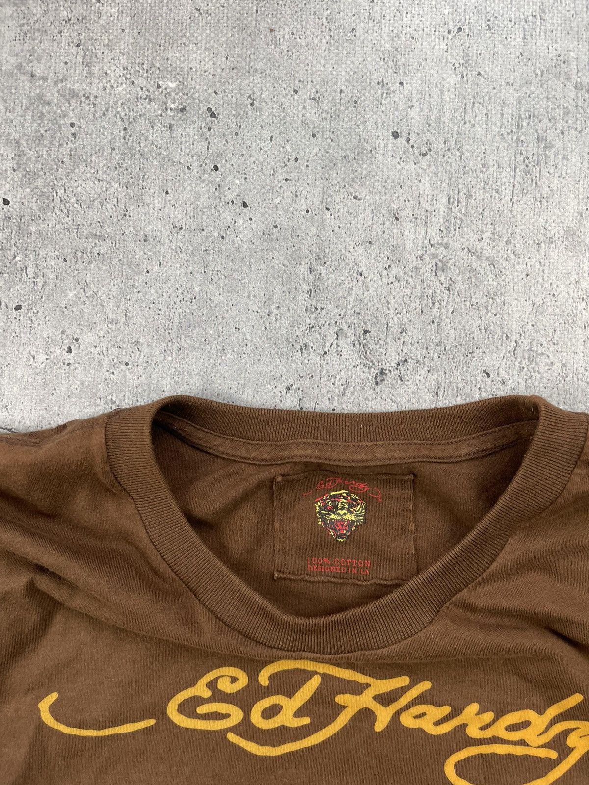 Ed Hardy × Vintage VINTAGE Y2K AMAZING ED HARDY T-SHIRT Size XL / US 12-14 / IT 48-50 - 4 Thumbnail