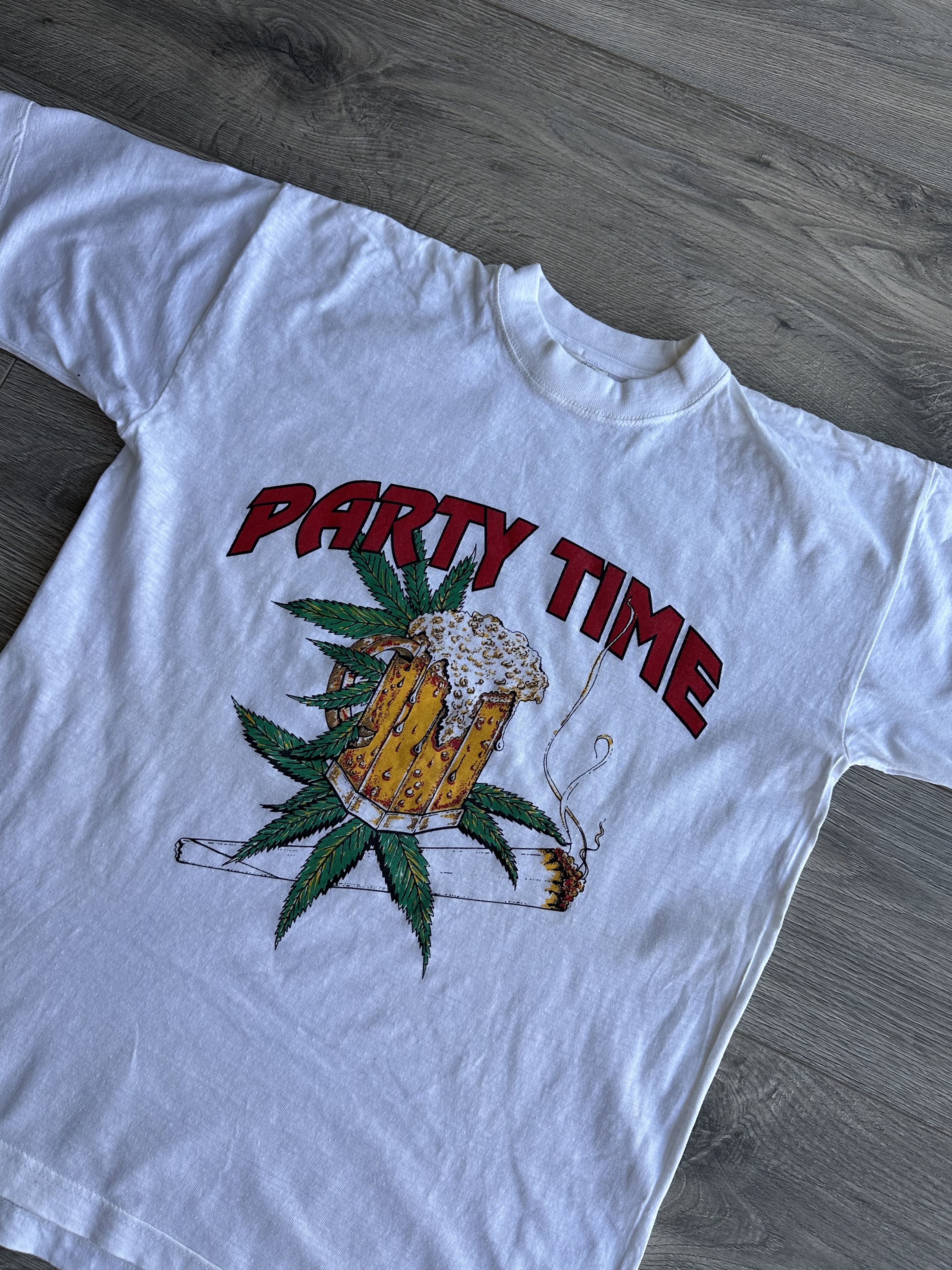 Vintage Party time vintage t shirt Size US M / EU 48-50 / 2 - 2 Thumbnail