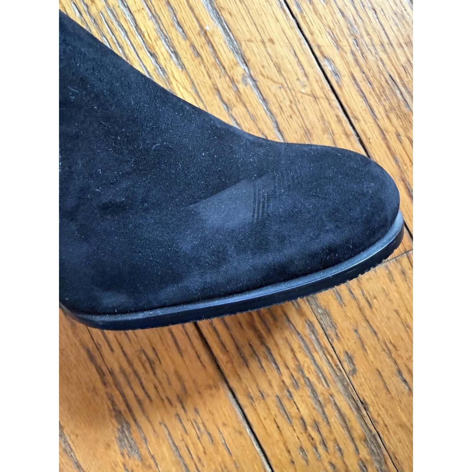 Stuart Weitzman Womens Stuart Weitzman Over the Knee Boots Sz 5 Black Suede Size US 5 / IT 35 - 5 Thumbnail