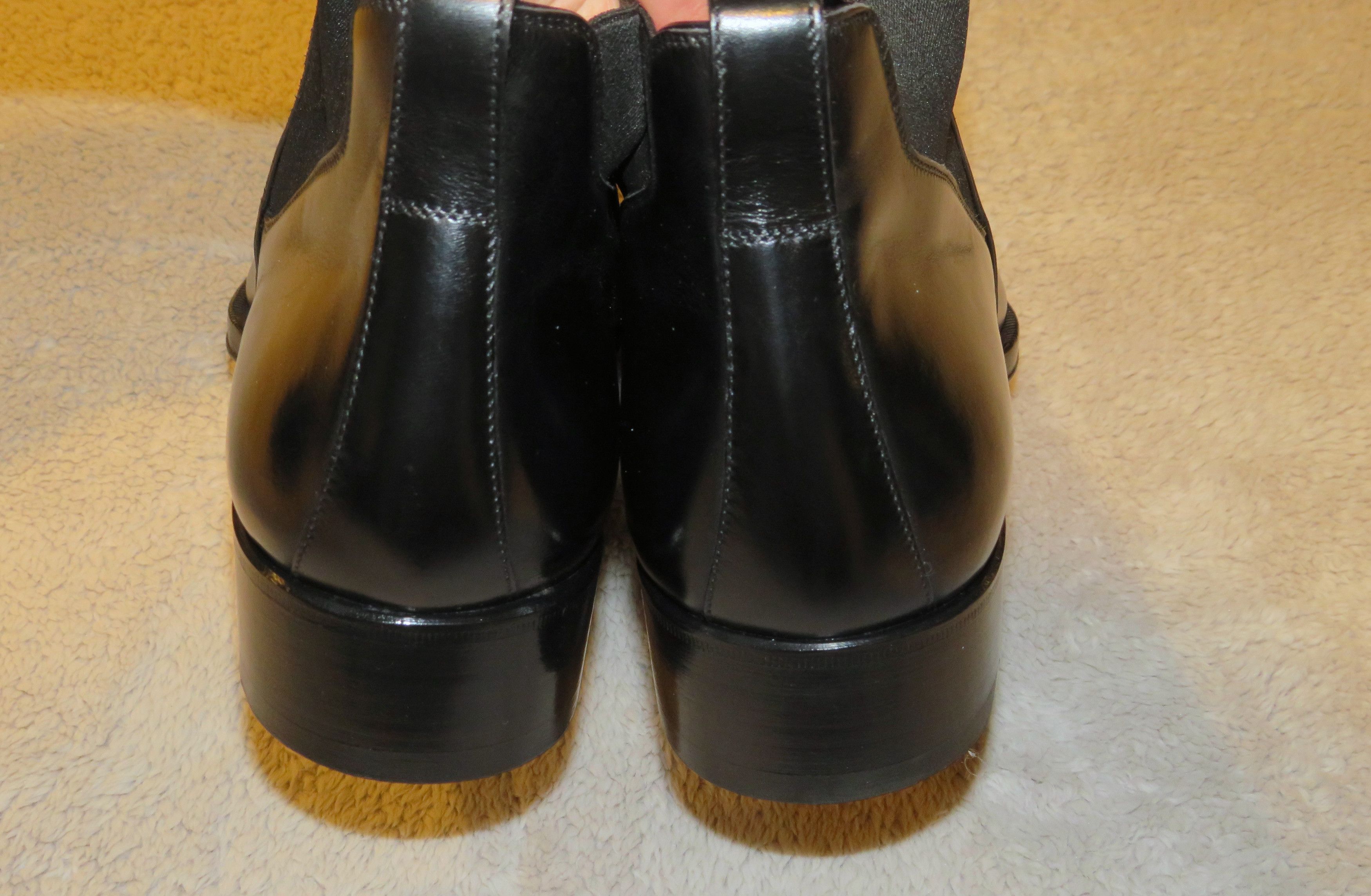 Tom Ford Elkan Black Calf Leather Short Chelsea Boot 8T Size US 8 / EU 41 - 9 Thumbnail