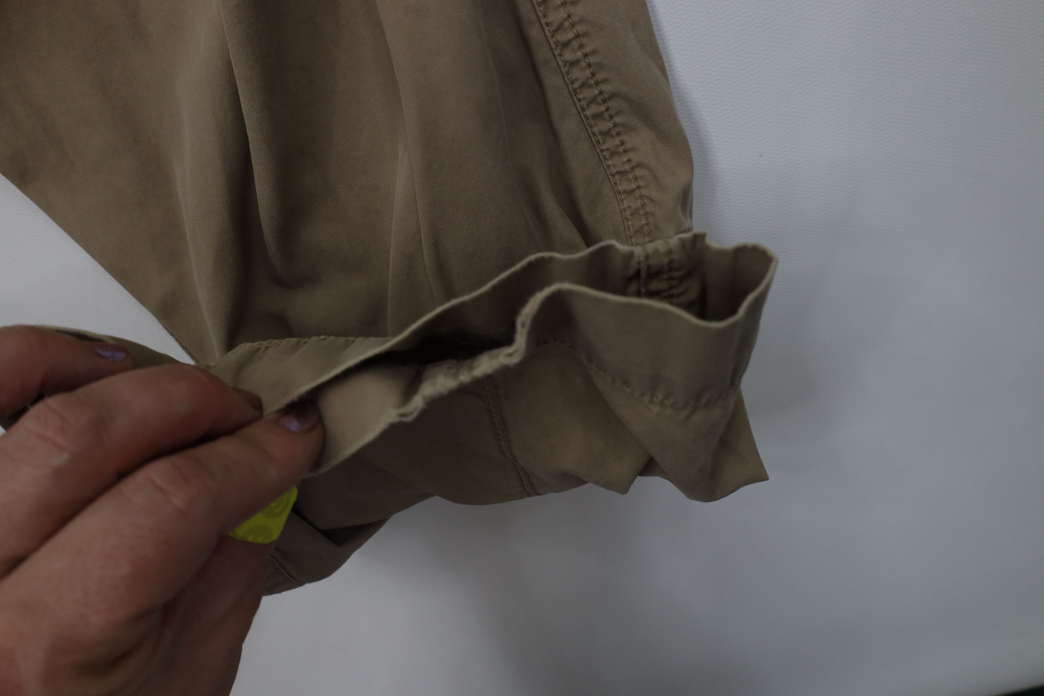 Ralph Lauren Vintage 90s Ralph Lauren Roll Cuff Wide Leg Cargo Pants Size US 38 / EU 54 - 8 Thumbnail